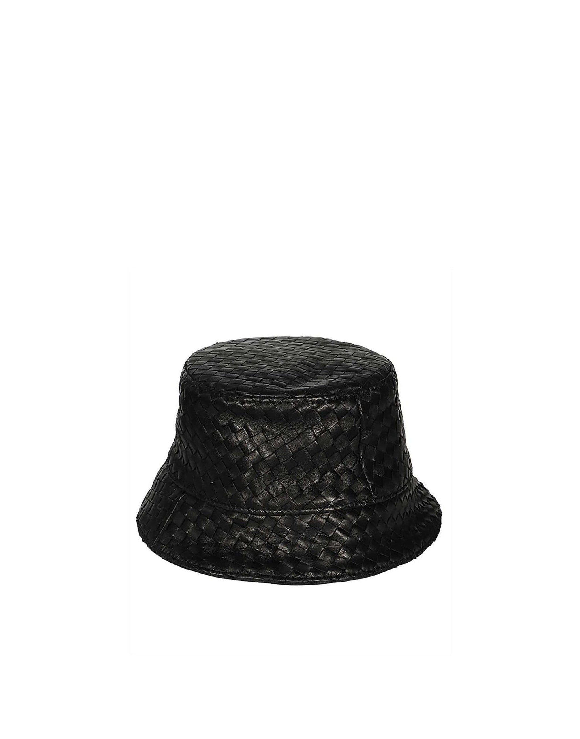 Bottega Veneta Lamb Leather Intrecciato Bucket Hat