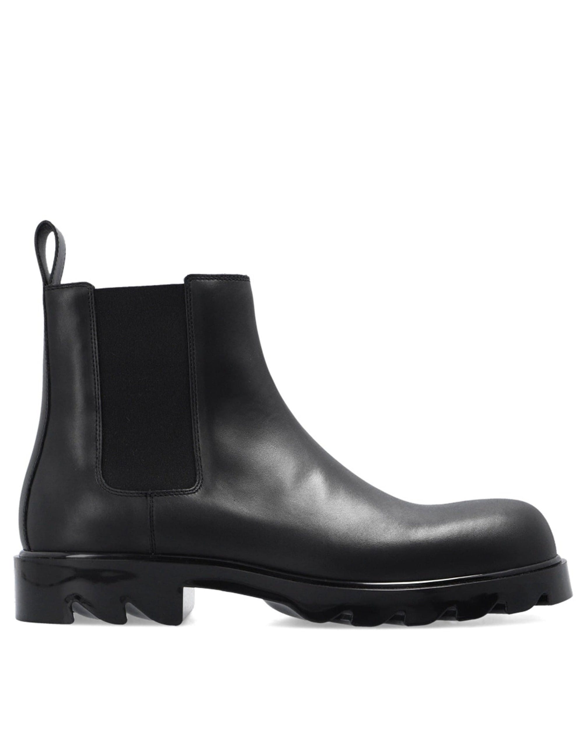Bottega Veneta Leather Ankle Boots Rubber Sole