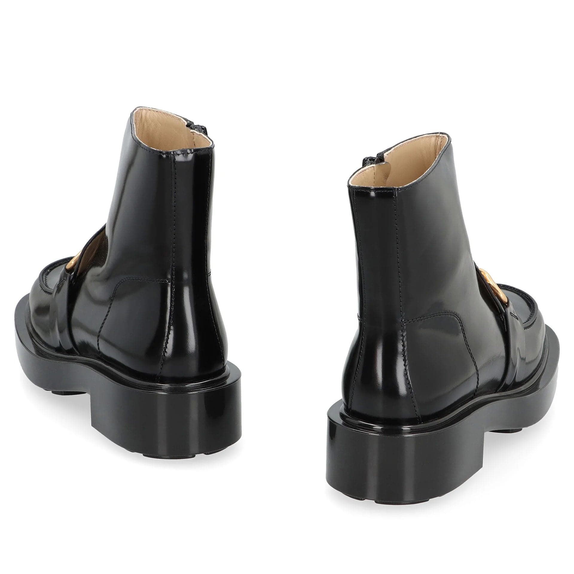 Bottega Veneta Monsieur Round Toe Side Zip Boots