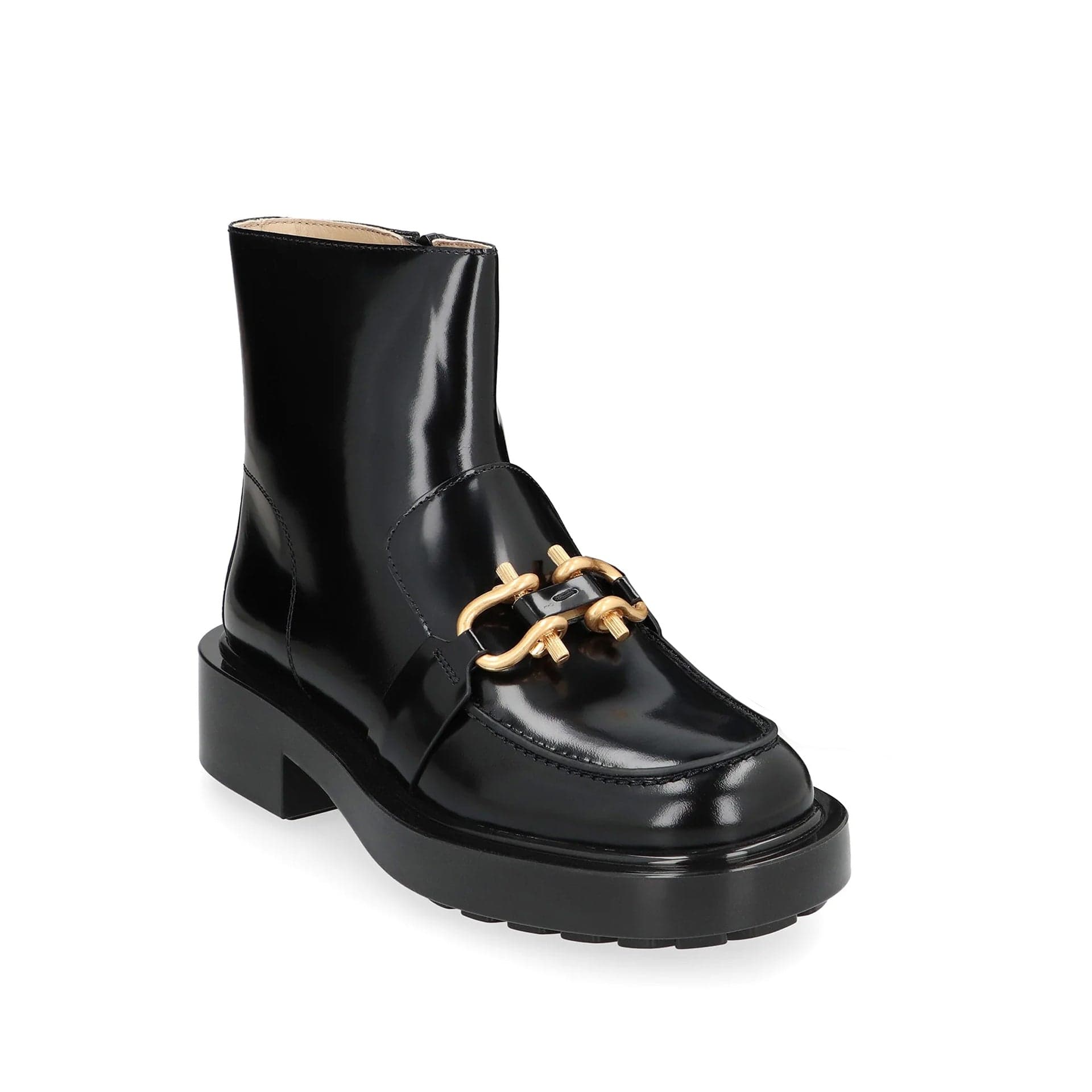 Bottega Veneta Monsieur Round Toe Side Zip Boots