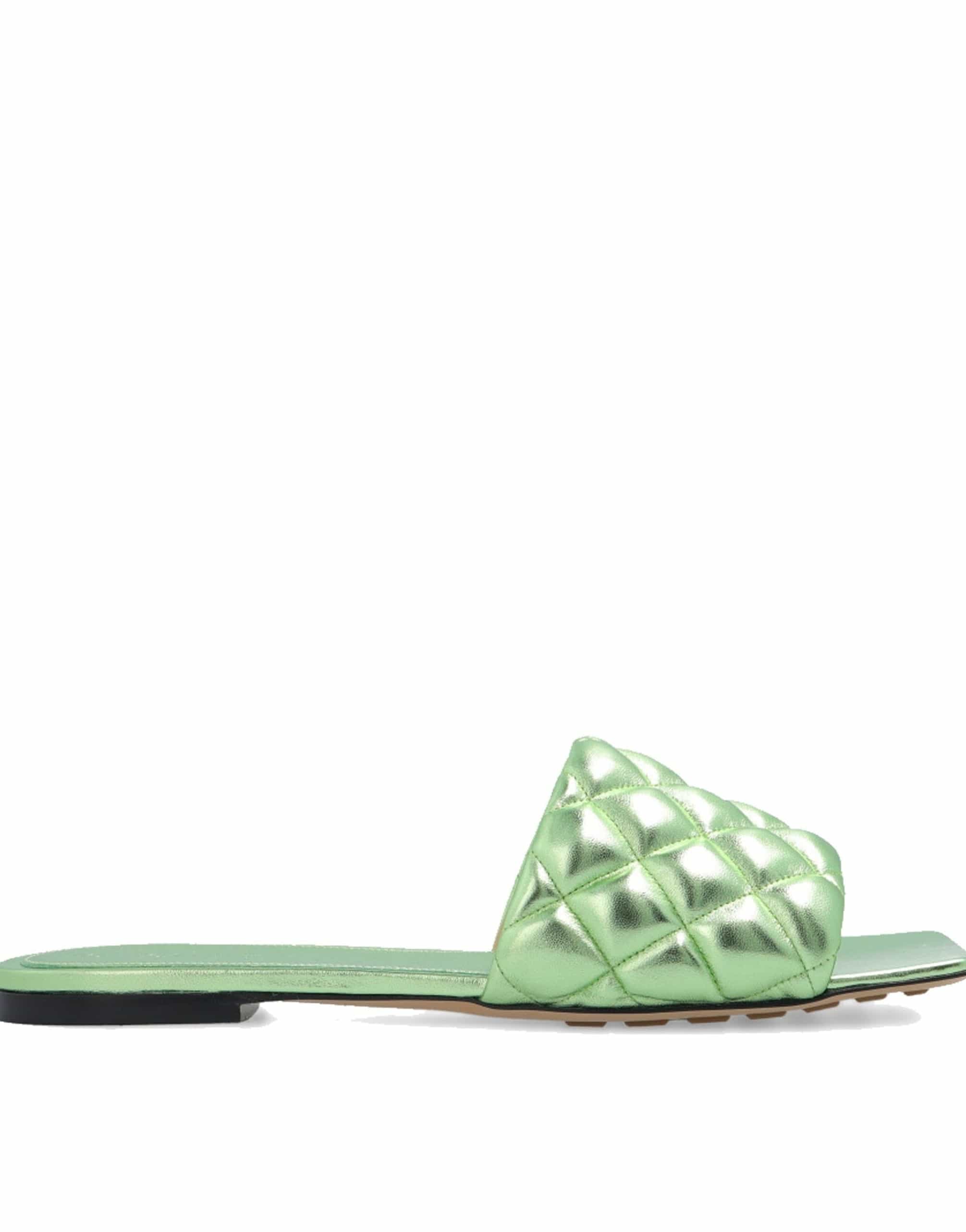 Bottega Veneta Padded Leather Sandals Slides