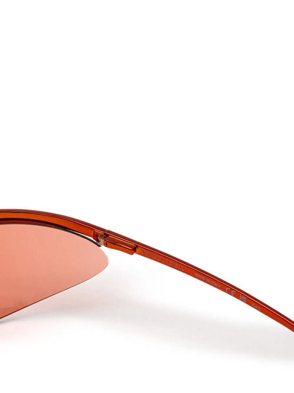 Bottega Veneta Bottega Veneta Wraparound Rimless Lens Shield Sunglasses