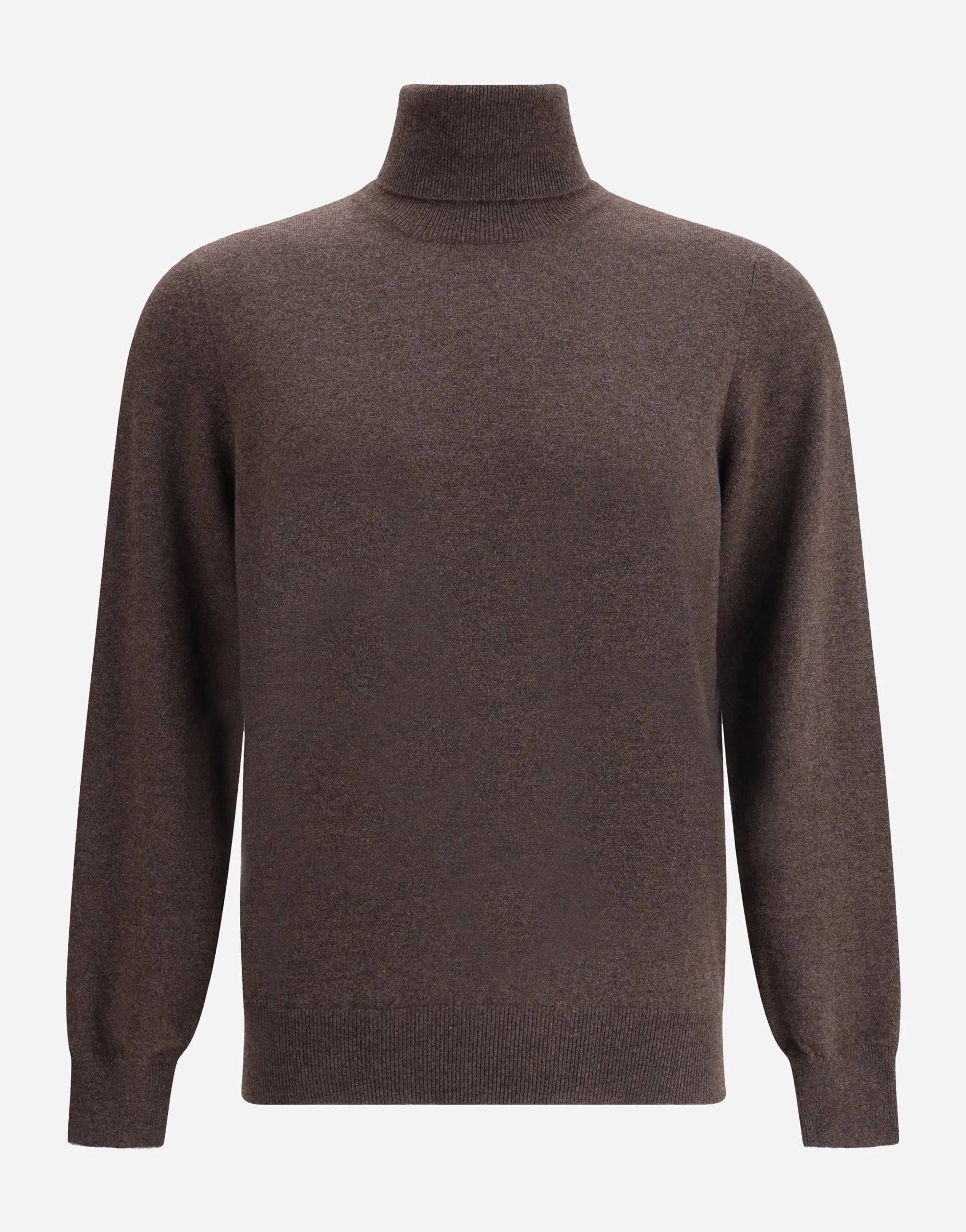 Brunello Cucinelli Brown Cashmere Turtleneck Sweater