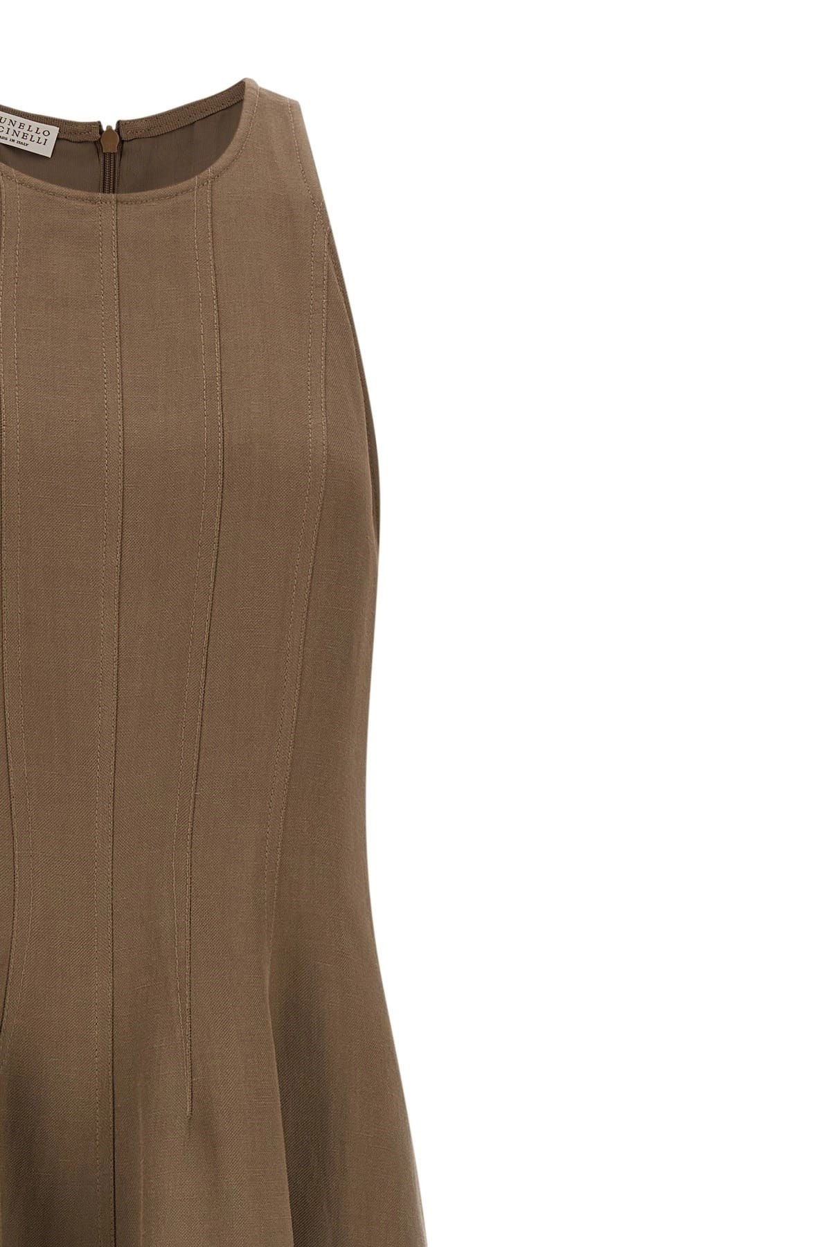 Brunello Cucinelli Brunello Cucinelli A-Line Midi Dress