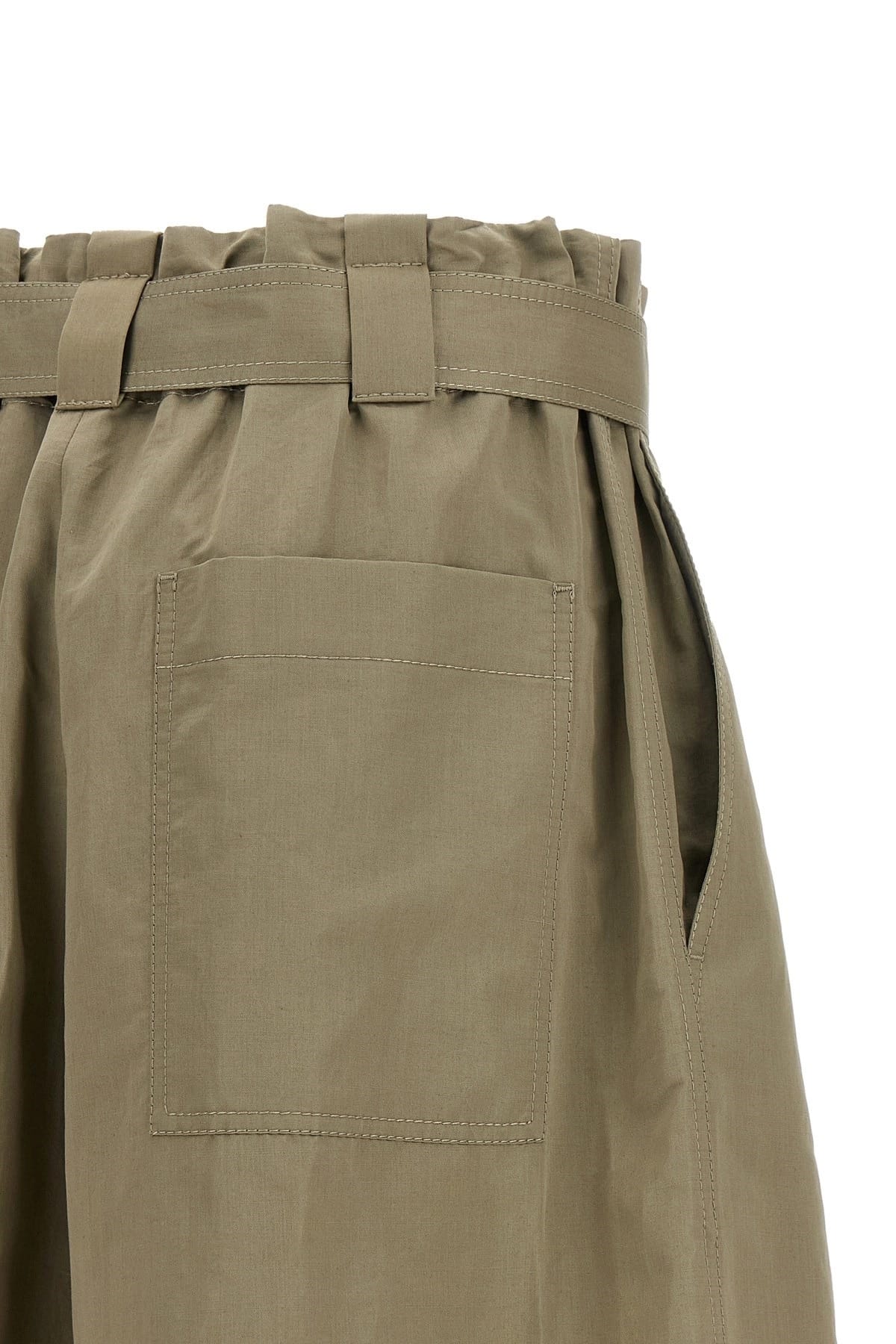 Short bermuda à taille paperbag Brunello Cucinelli