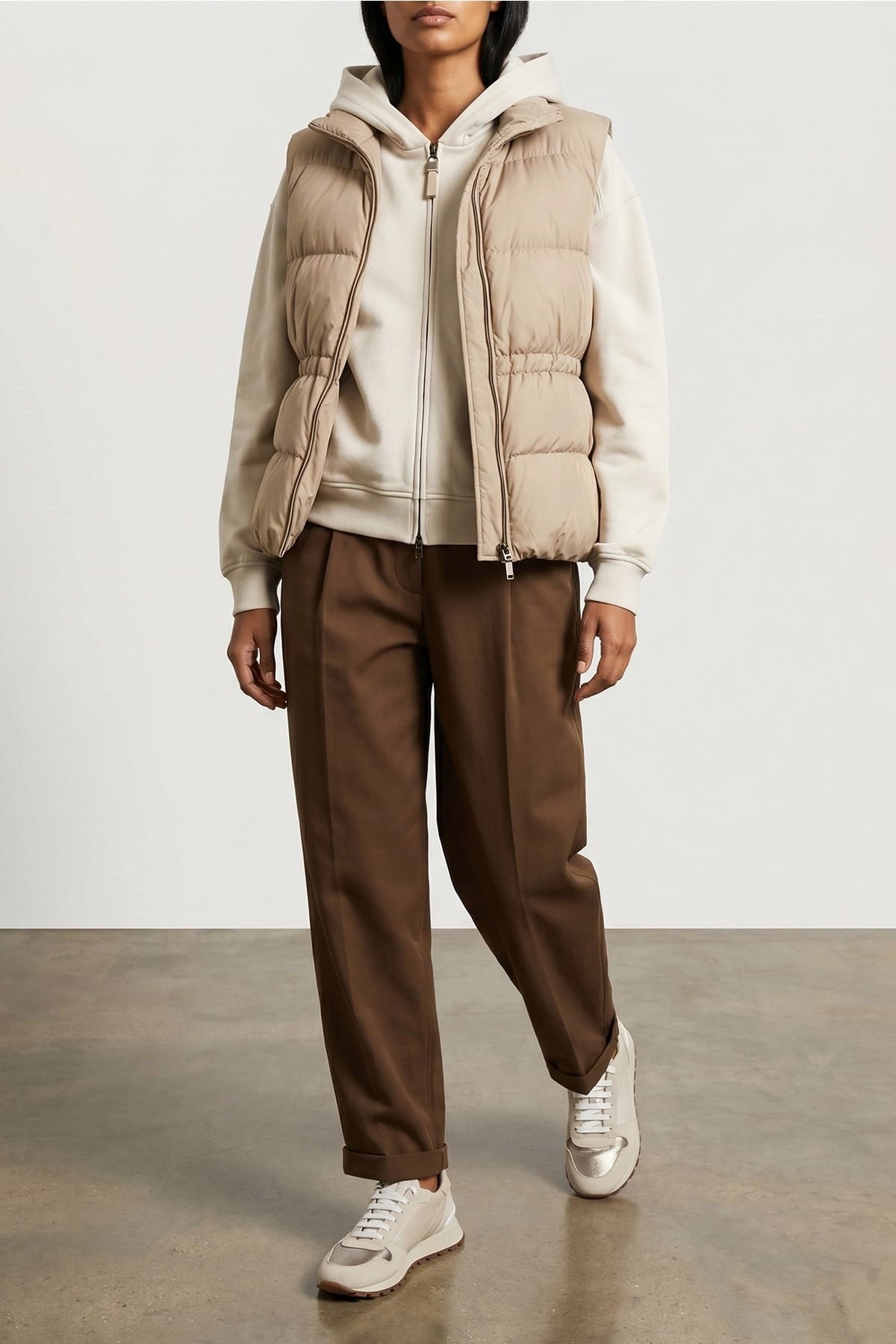 Brunello Cucinelli Pantaloni baggy pull-on Brunello Cucinelli - alternate view