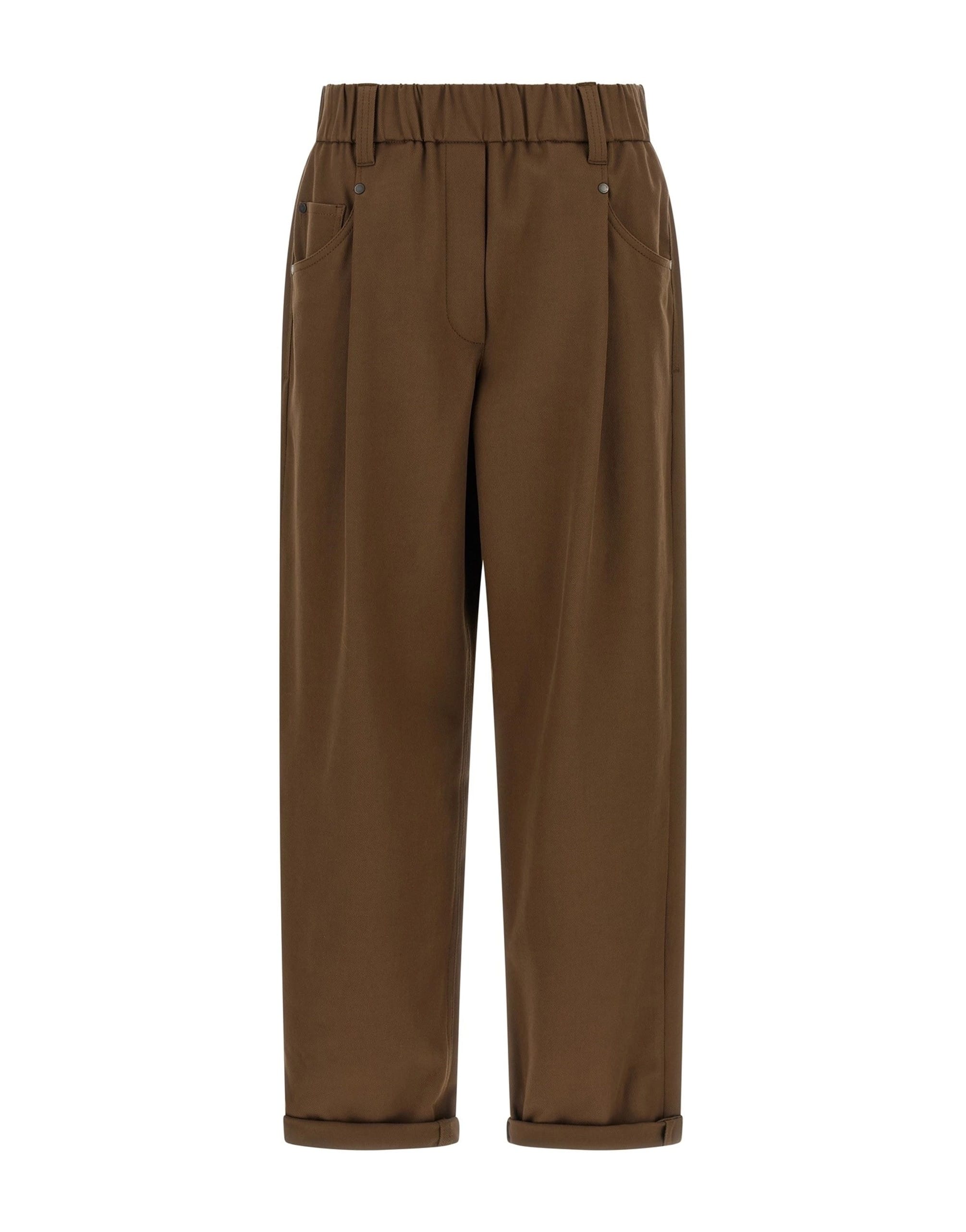 Brunello Cucinelli Brunello Cucinelli Baggy Pull-On Pants