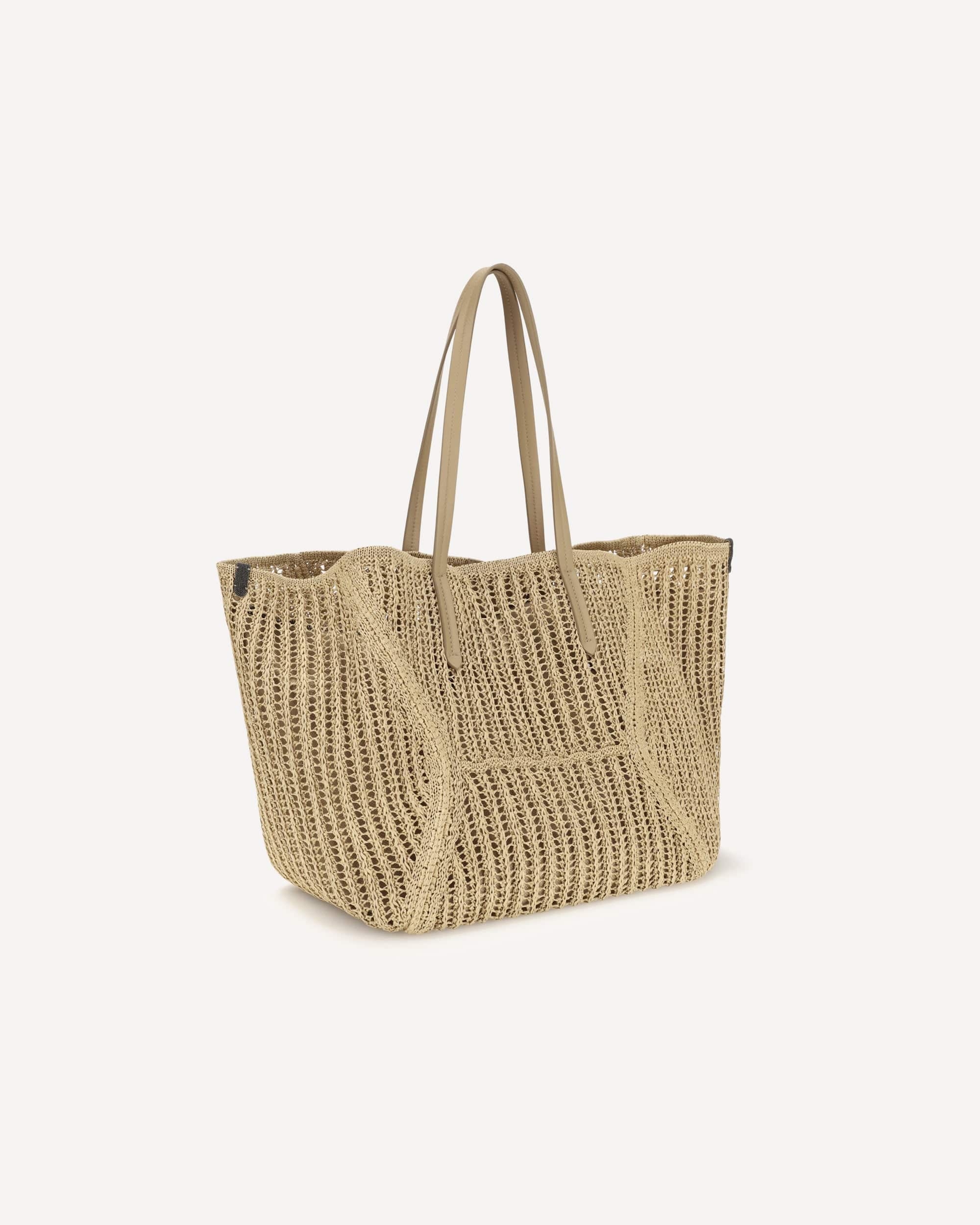 Brunello Cucinelli Brunello Cucinelli Bc Duo Shoulder Bag Raffia