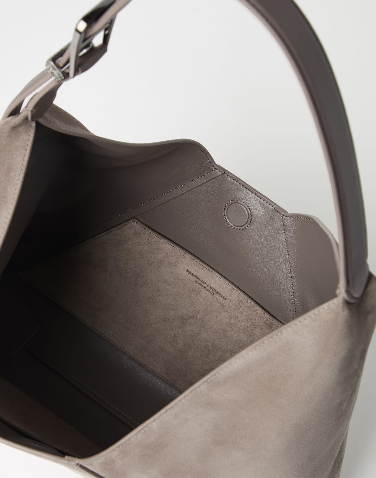 Brunello Cucinelli BC Duo Suede Shoulder Bag