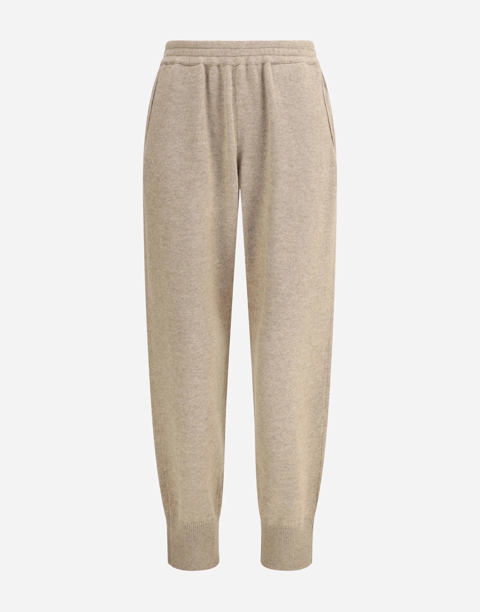 Brunello Cucinelli Beige Cashmere Trousers