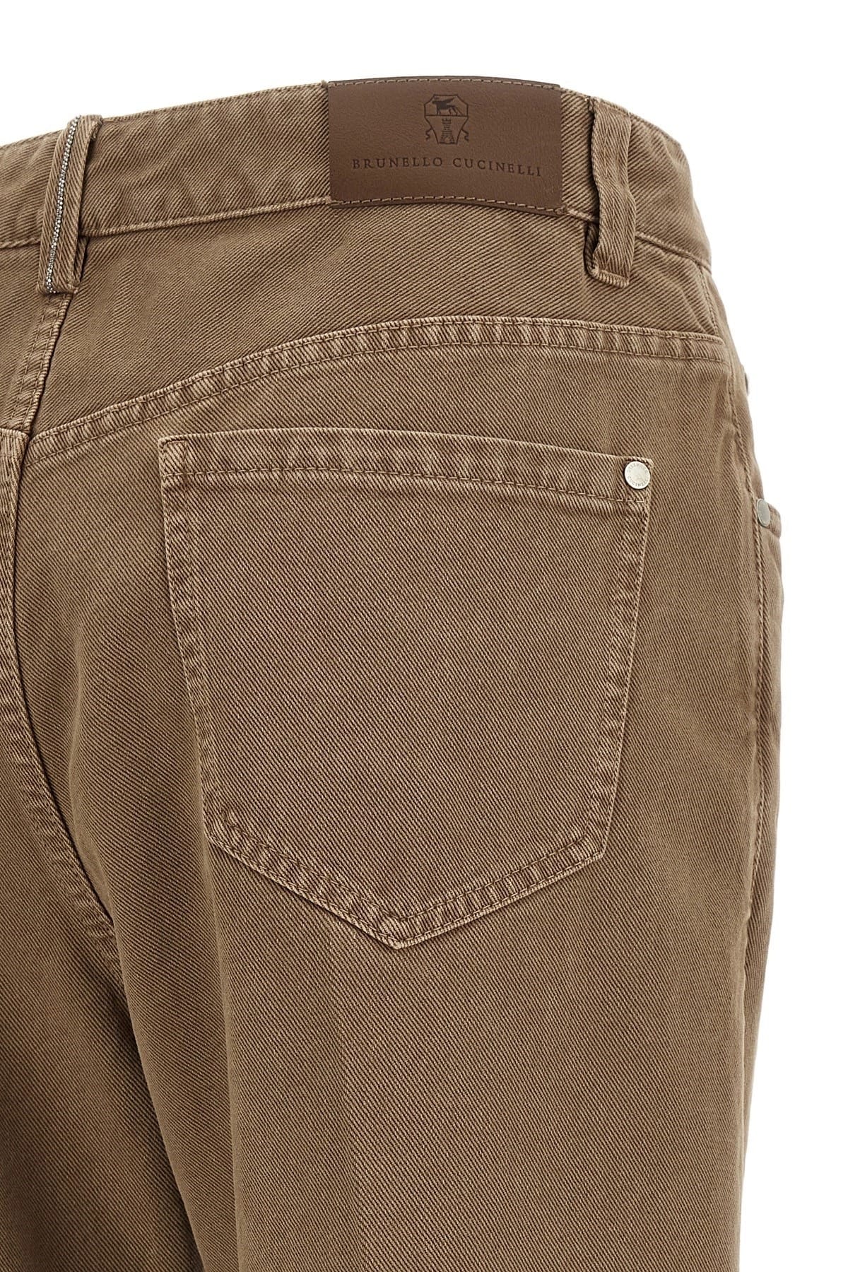 Brunello Cucinelli Brunello Cucinelli Beige Denim Pants