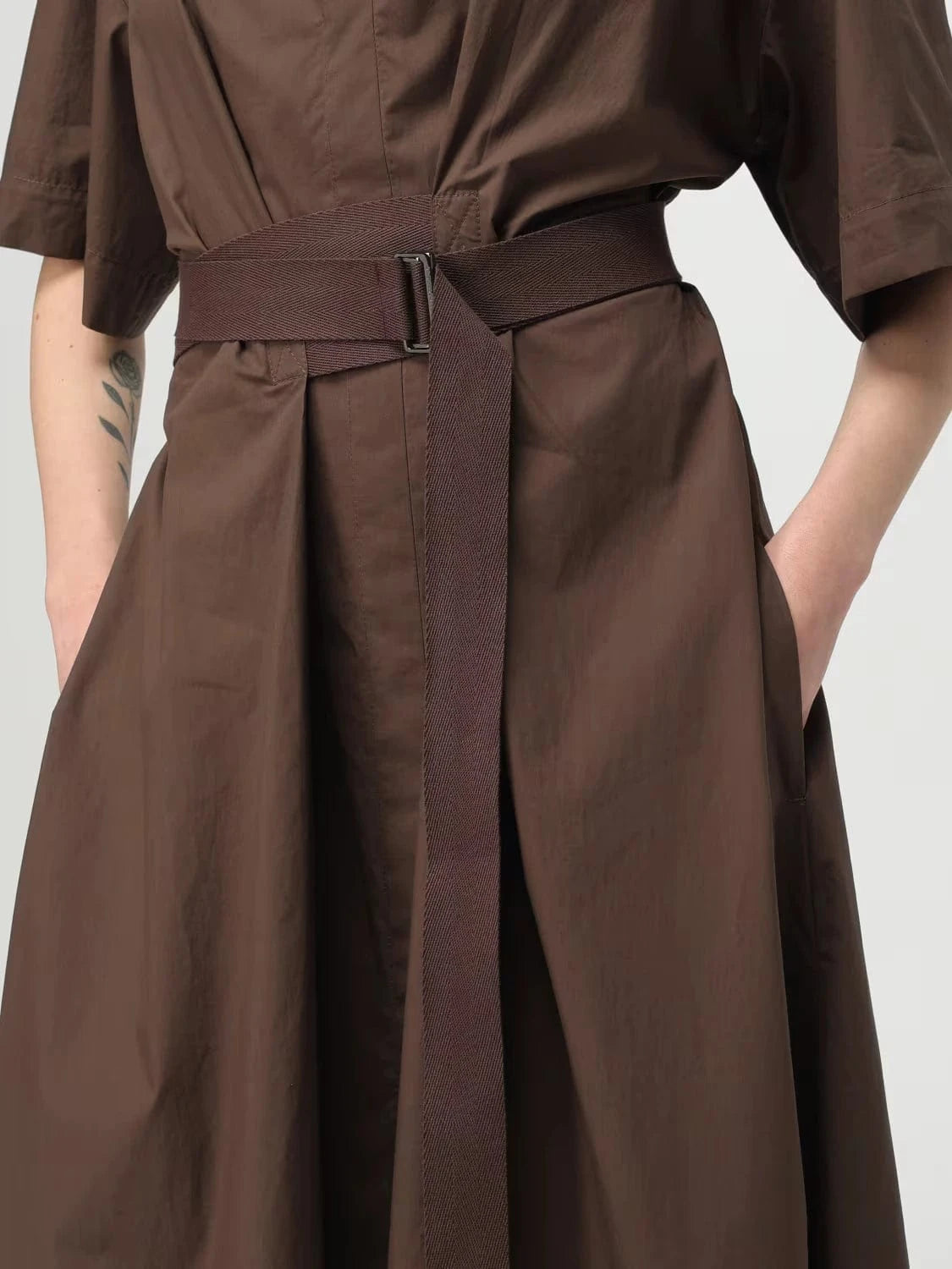 Brunello Cucinelli Belted Long Dress