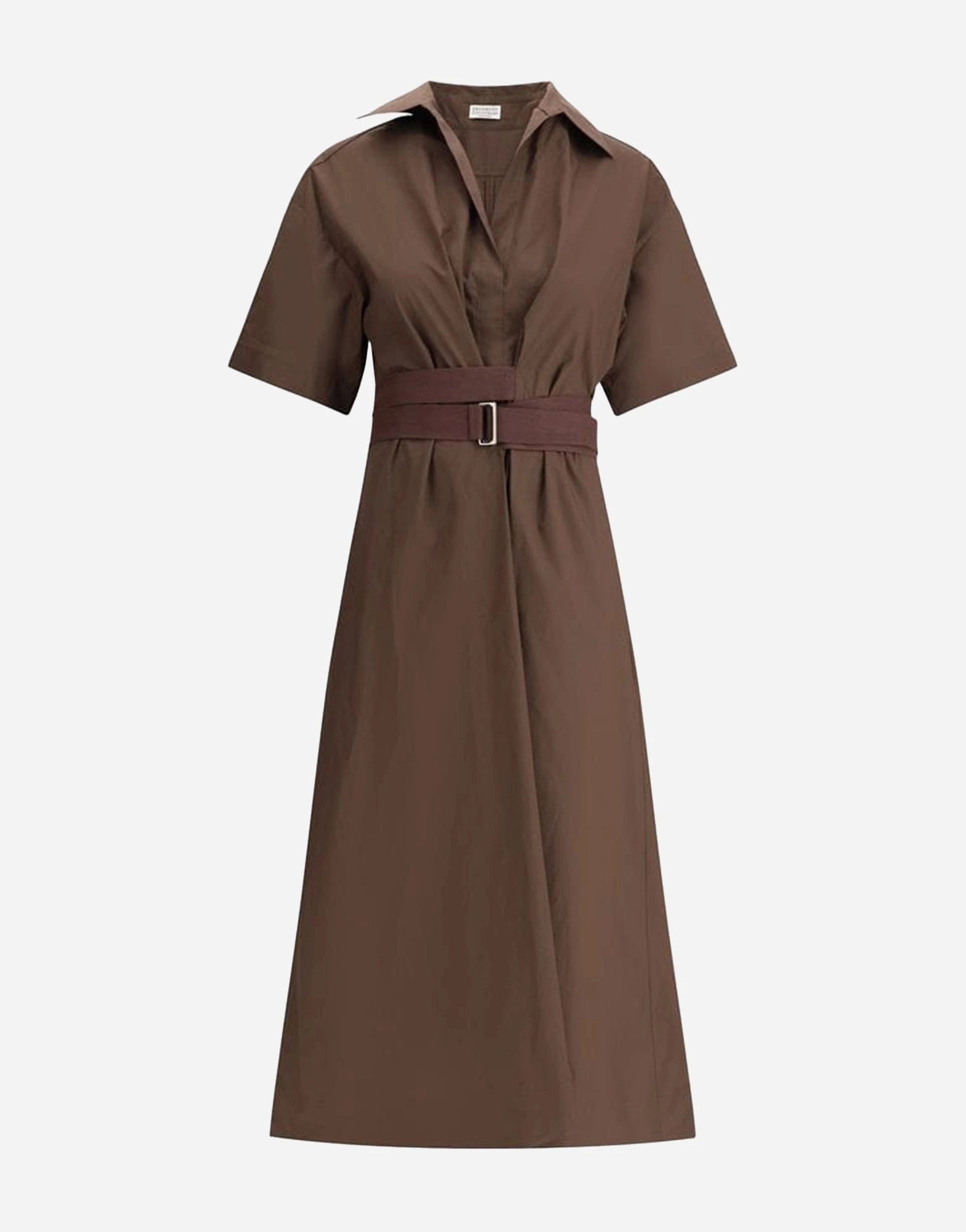 Brunello Cucinelli Belted Long Dress