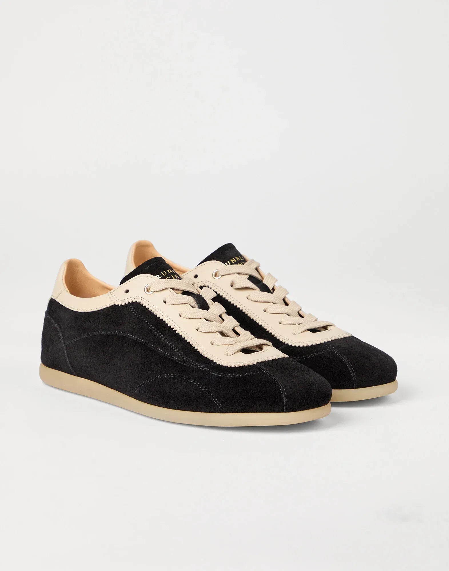 Brunello Cucinelli Black Suede Sneakers
