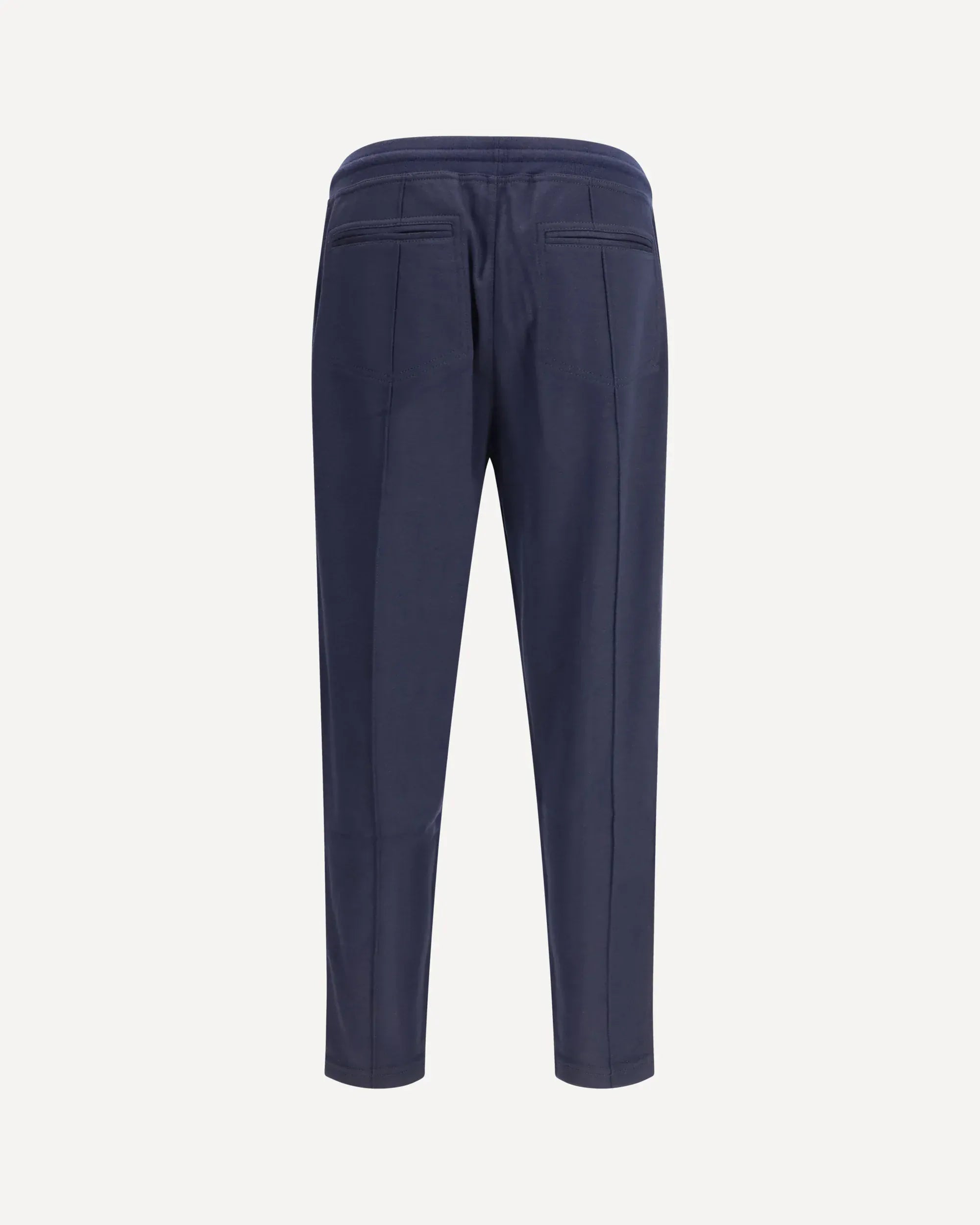 Brunello Cucinelli Blue Cashmere Athletic Track Pants - alternate view