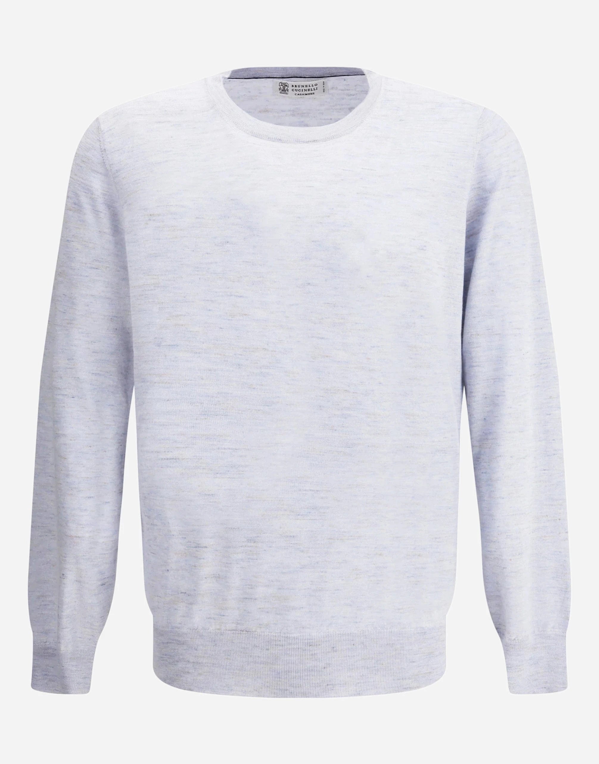 Brunello Cucinelli Blue Cashmere-Silk Blend Sweater