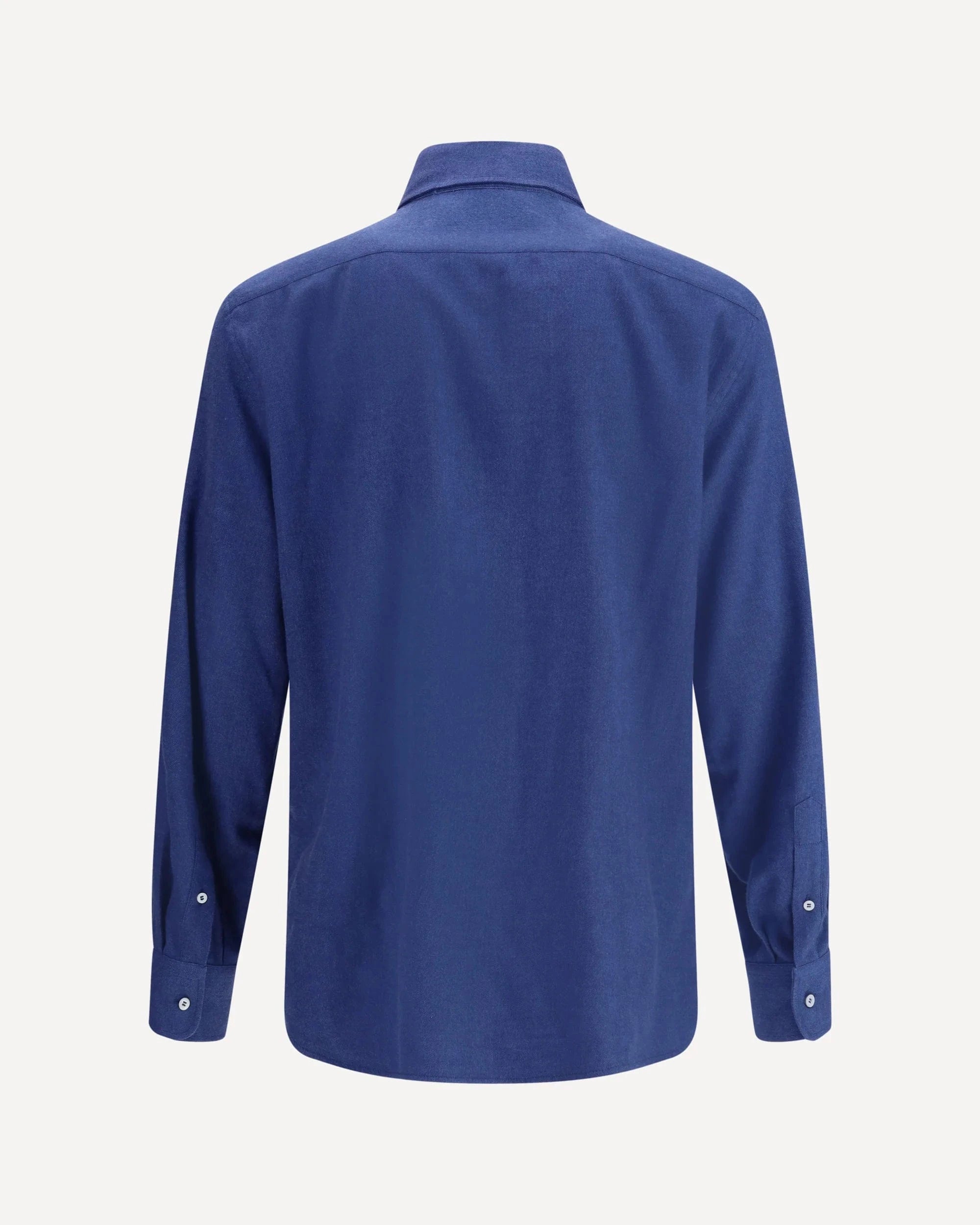 Brunello Cucinelli Blue Cotton Shirt