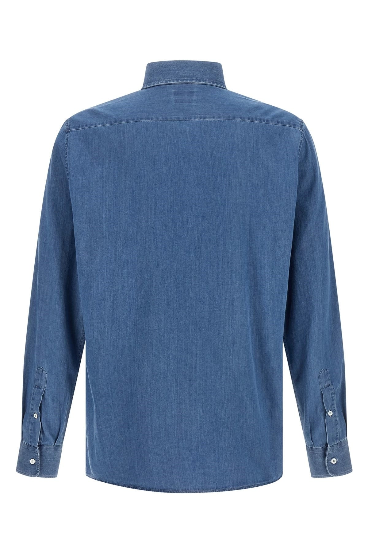 Brunello Cucinelli Brunello Cucinelli Blue Denim Shirt