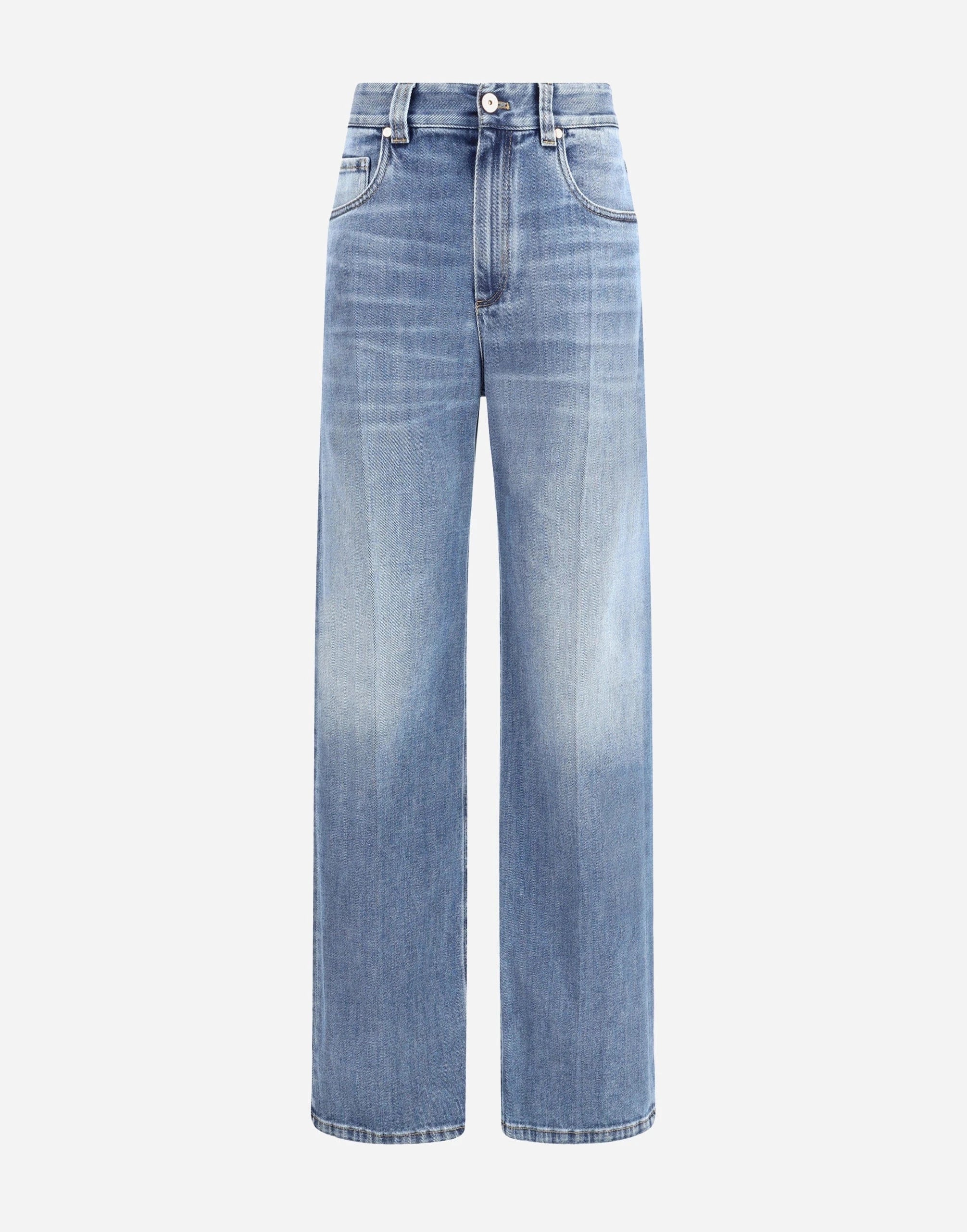 Brunello Cucinelli Blue Straight Jeans