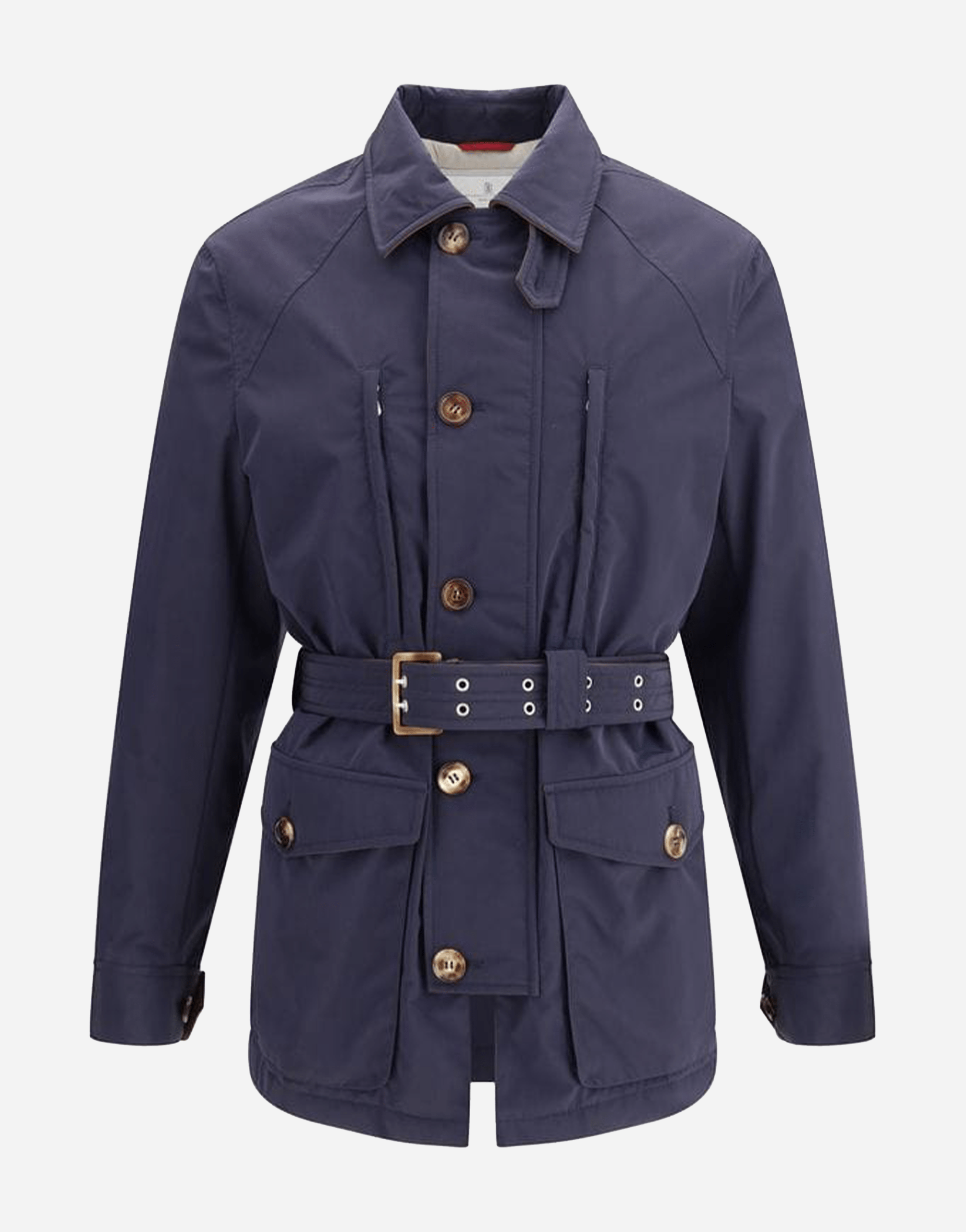 Brunello Cucinelli Bonded Belted Safari Jacket