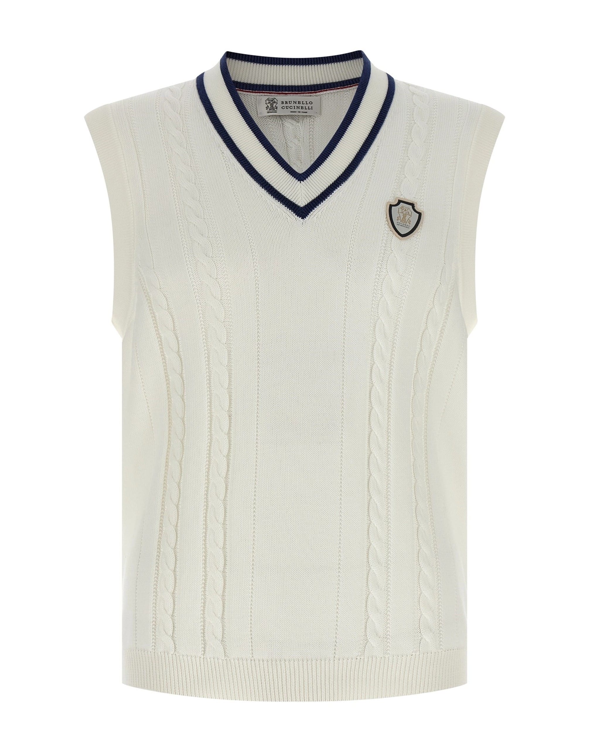 Brunello Cucinelli Brunello Cucinelli Braided Cotton Vest