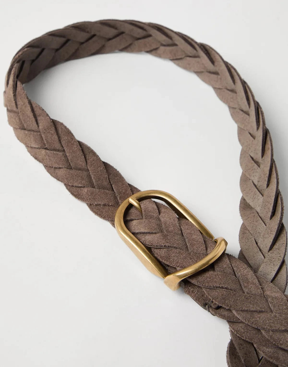 Brunello Cucinelli Braided Suede Belt