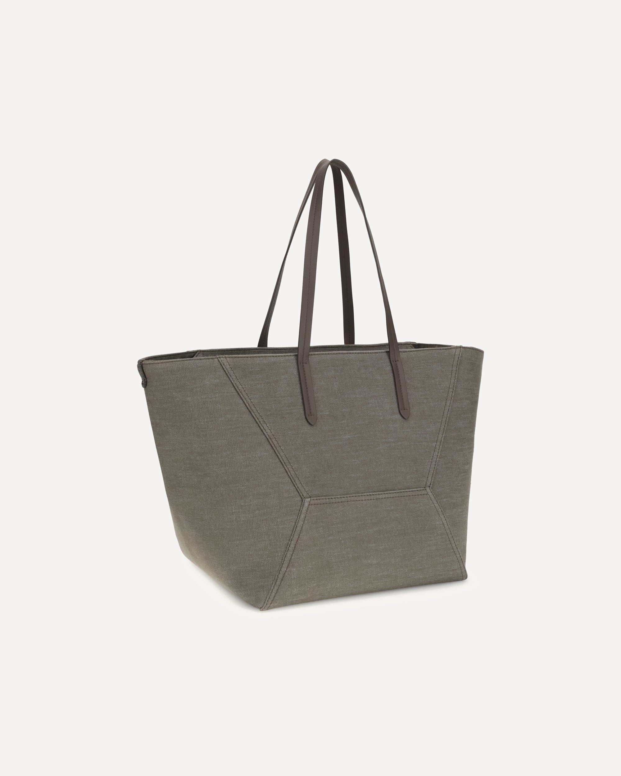 Brunello Cucinelli Canvas Bc Tote Bag - alternate view
