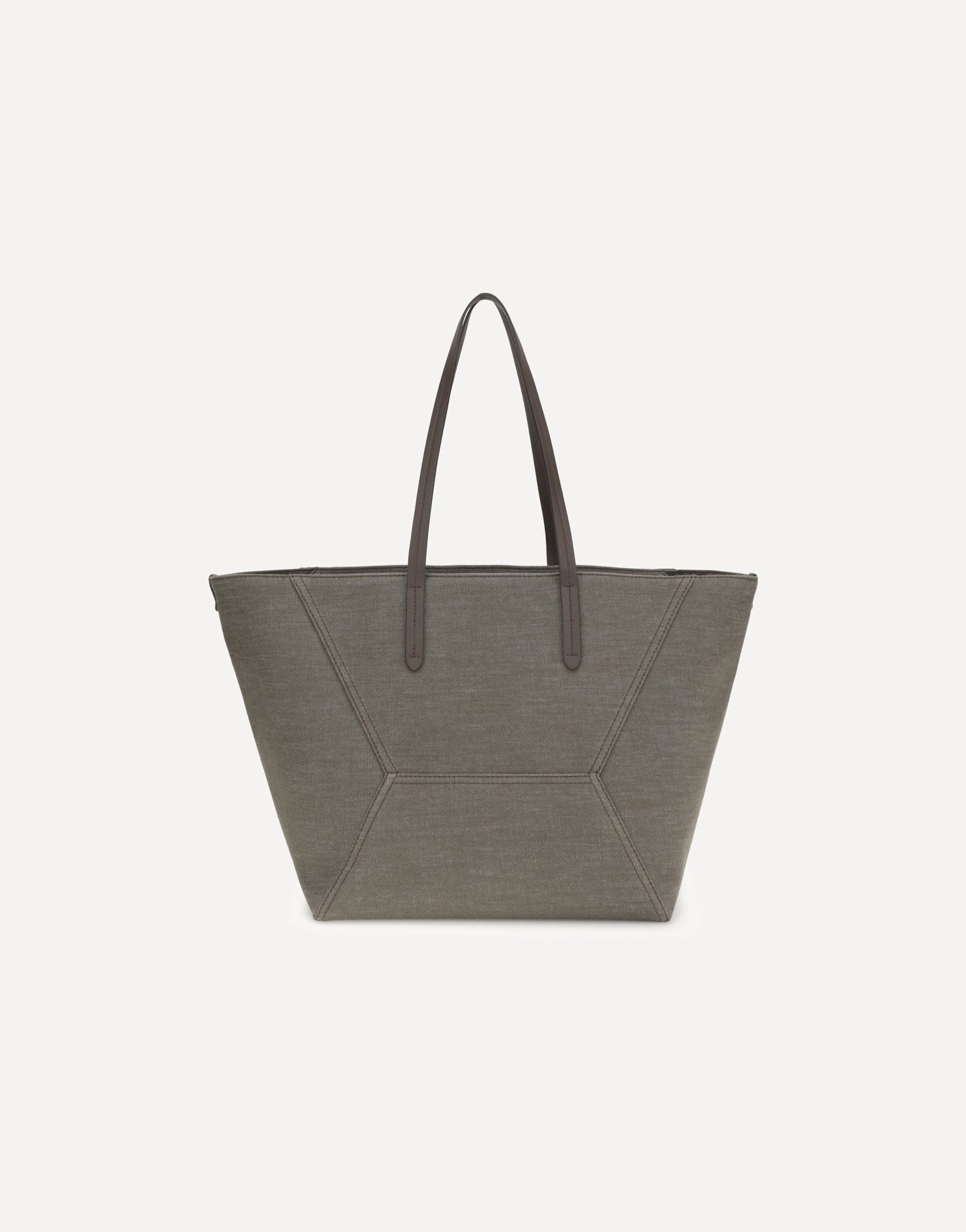 Brunello Cucinelli Canvas Bc Tote Bag