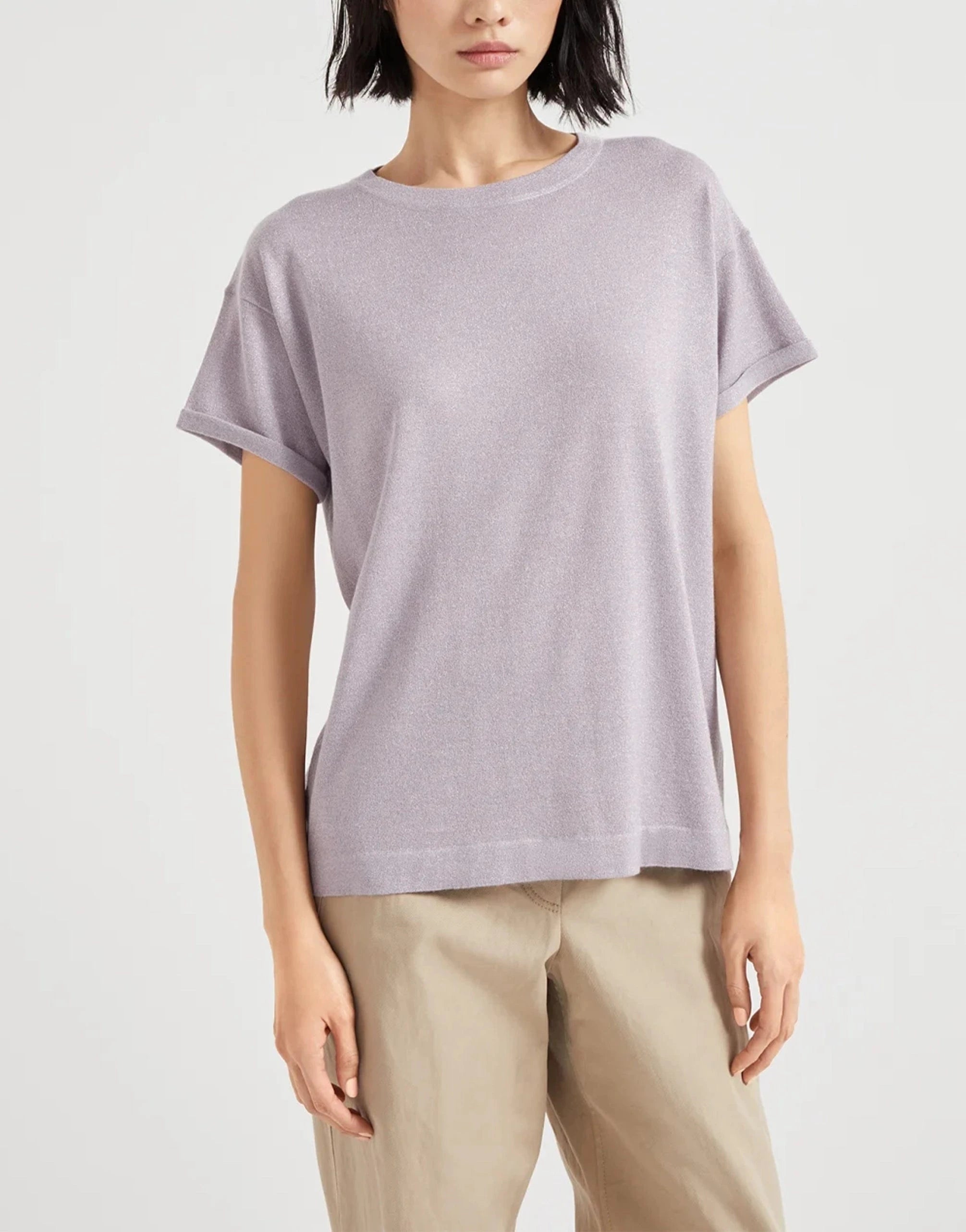 Brunello Cucinelli Cashmere And Silk Sparkling Sweater