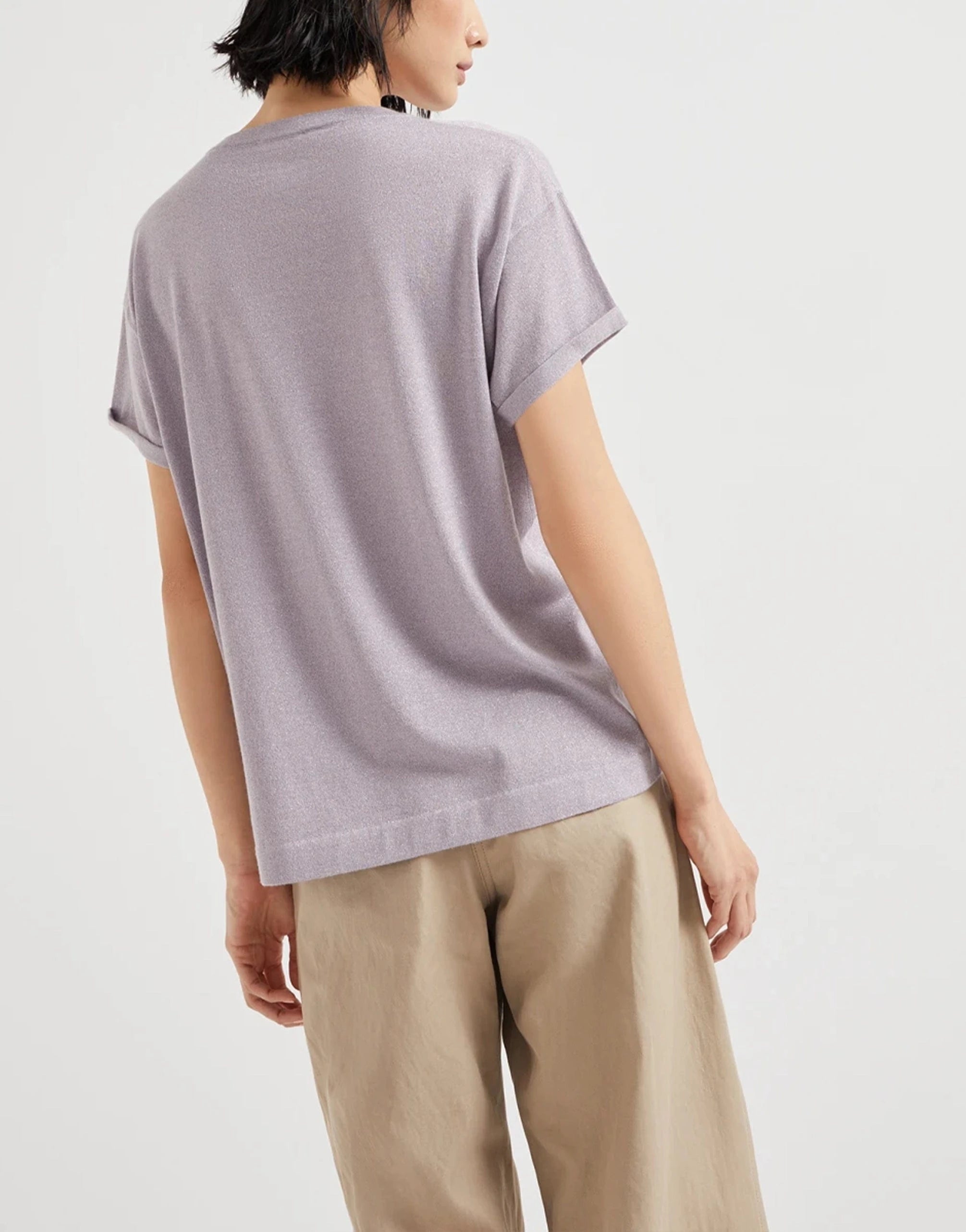 Brunello Cucinelli Cashmere And Silk Sparkling Sweater