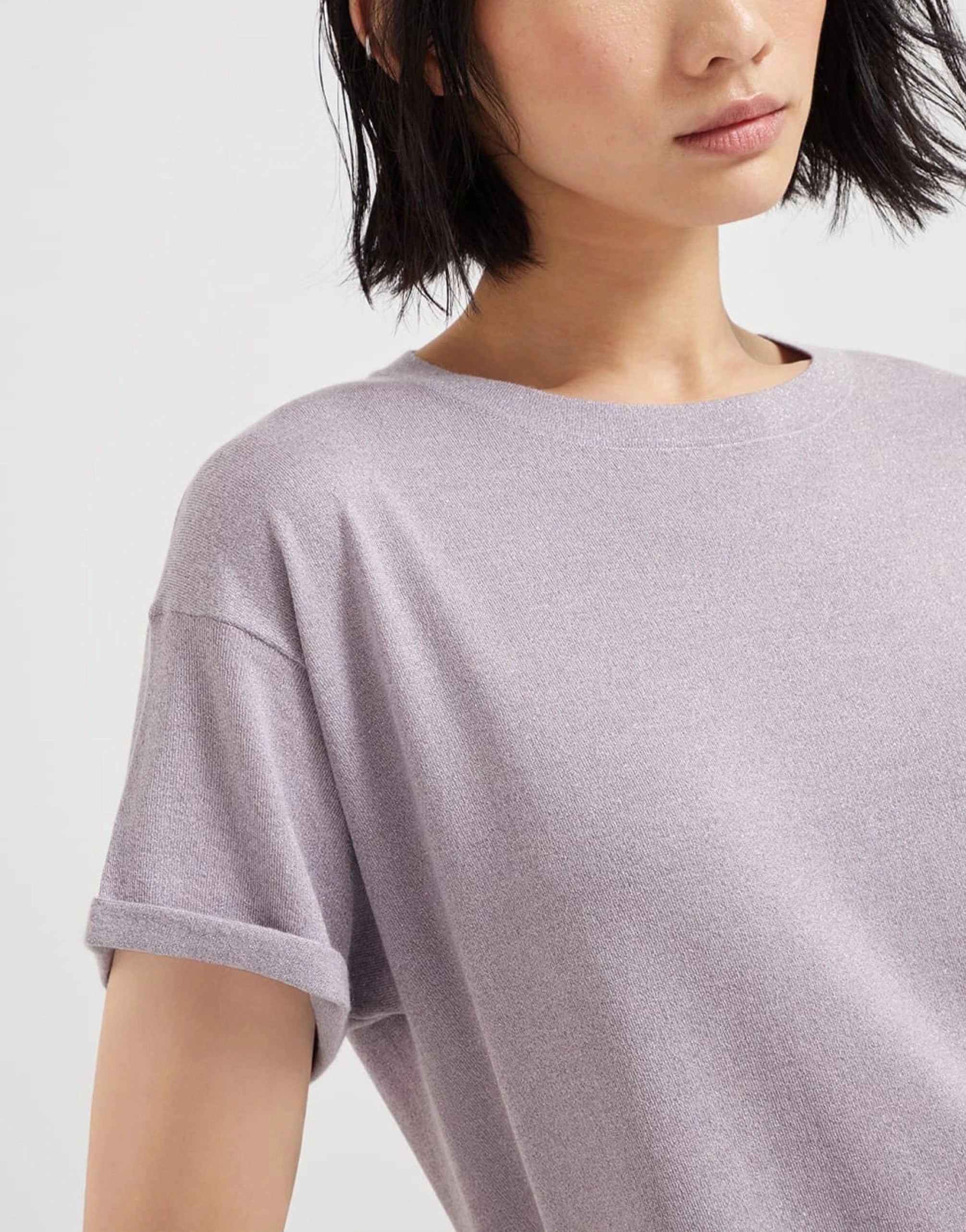 Brunello Cucinelli Cashmere And Silk Sparkling Sweater