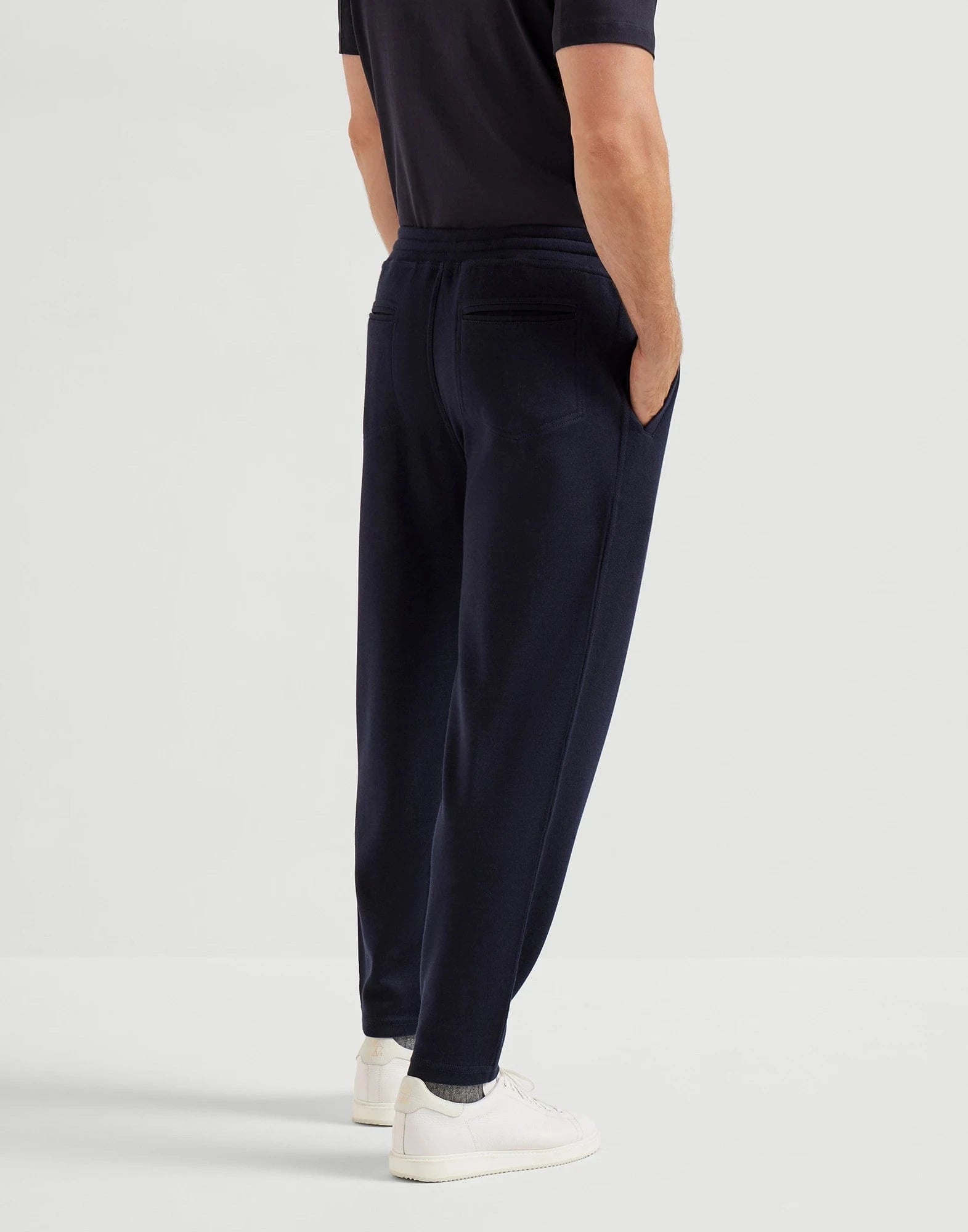 Brunello Cucinelli Cashmere-Blend French Terry Track Pants