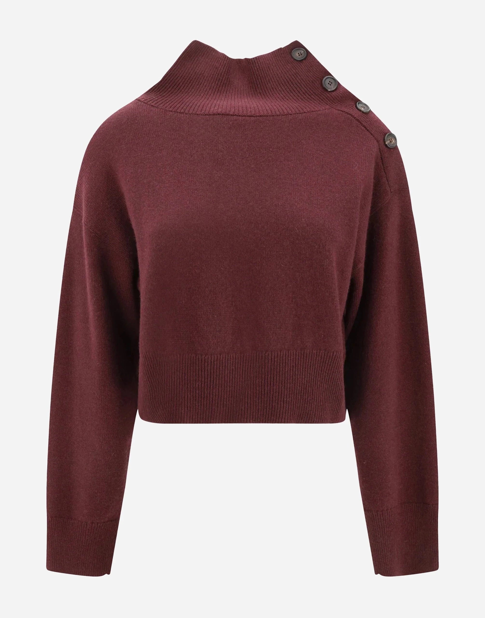 Brunello Cucinelli Cashmere Cropped Turtleneck Sweater