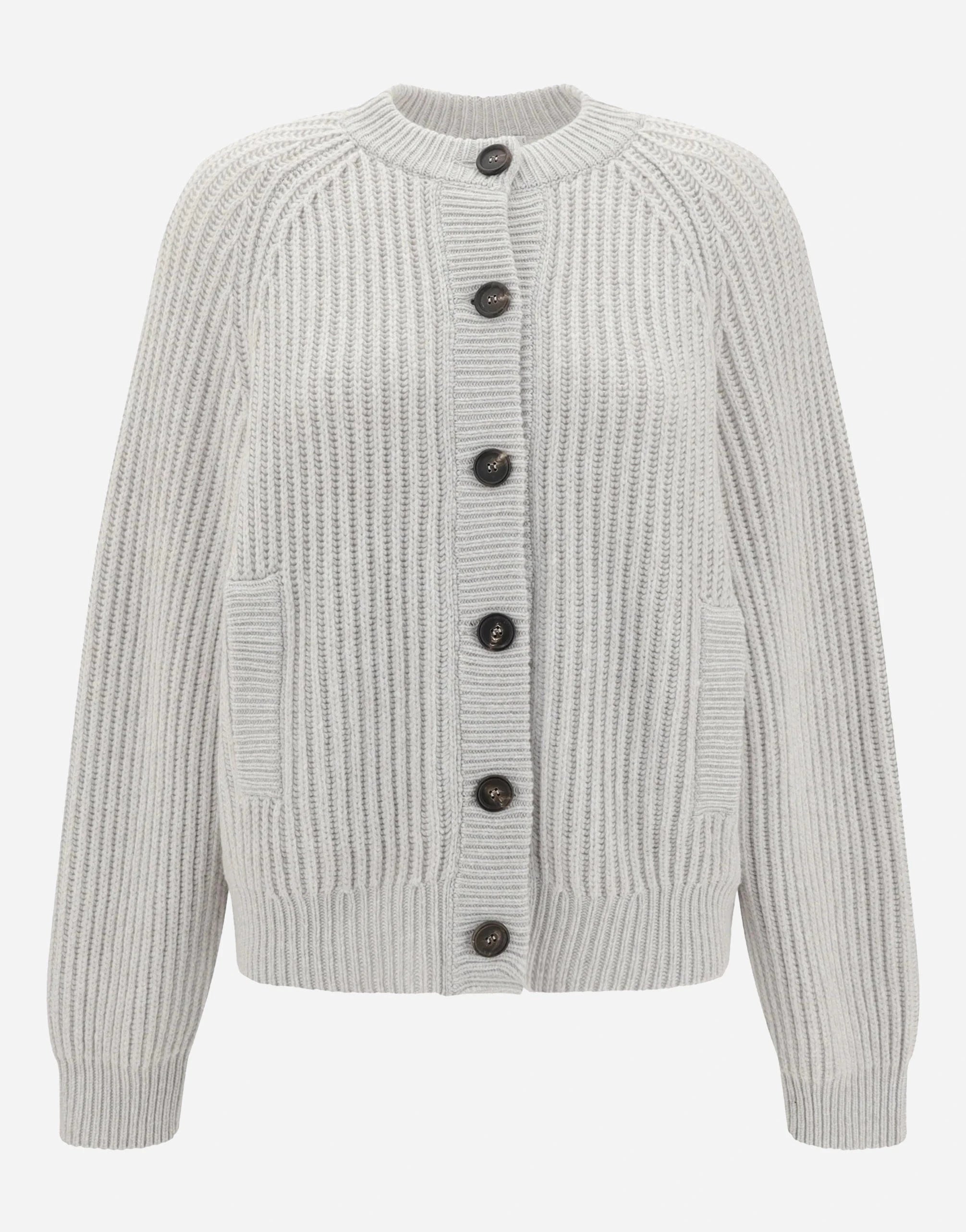 Brunello Cucinelli Cashmere English Rib Cardigan