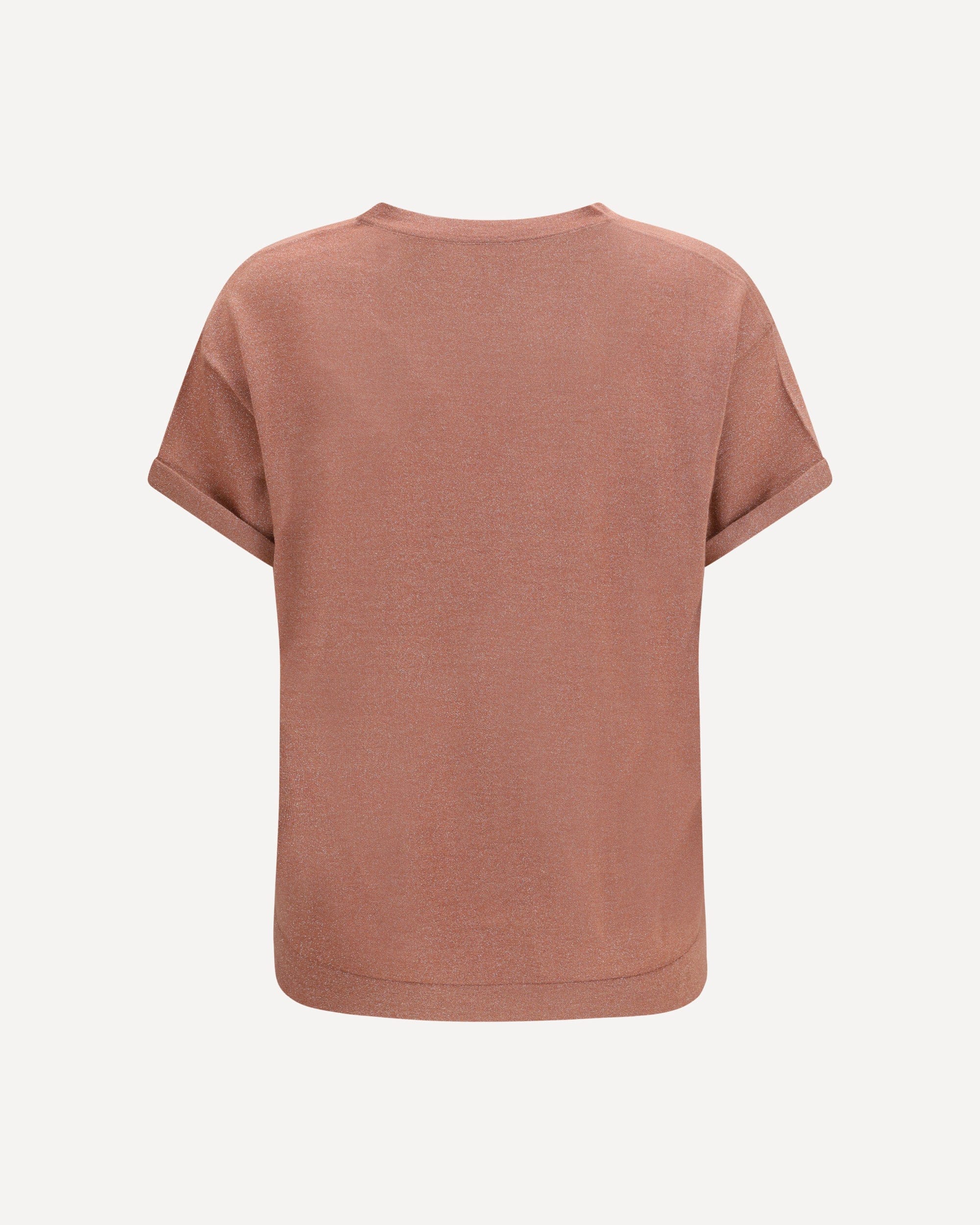 Brunello Cucinelli T-shirt in cashmere con glitter - alternate view