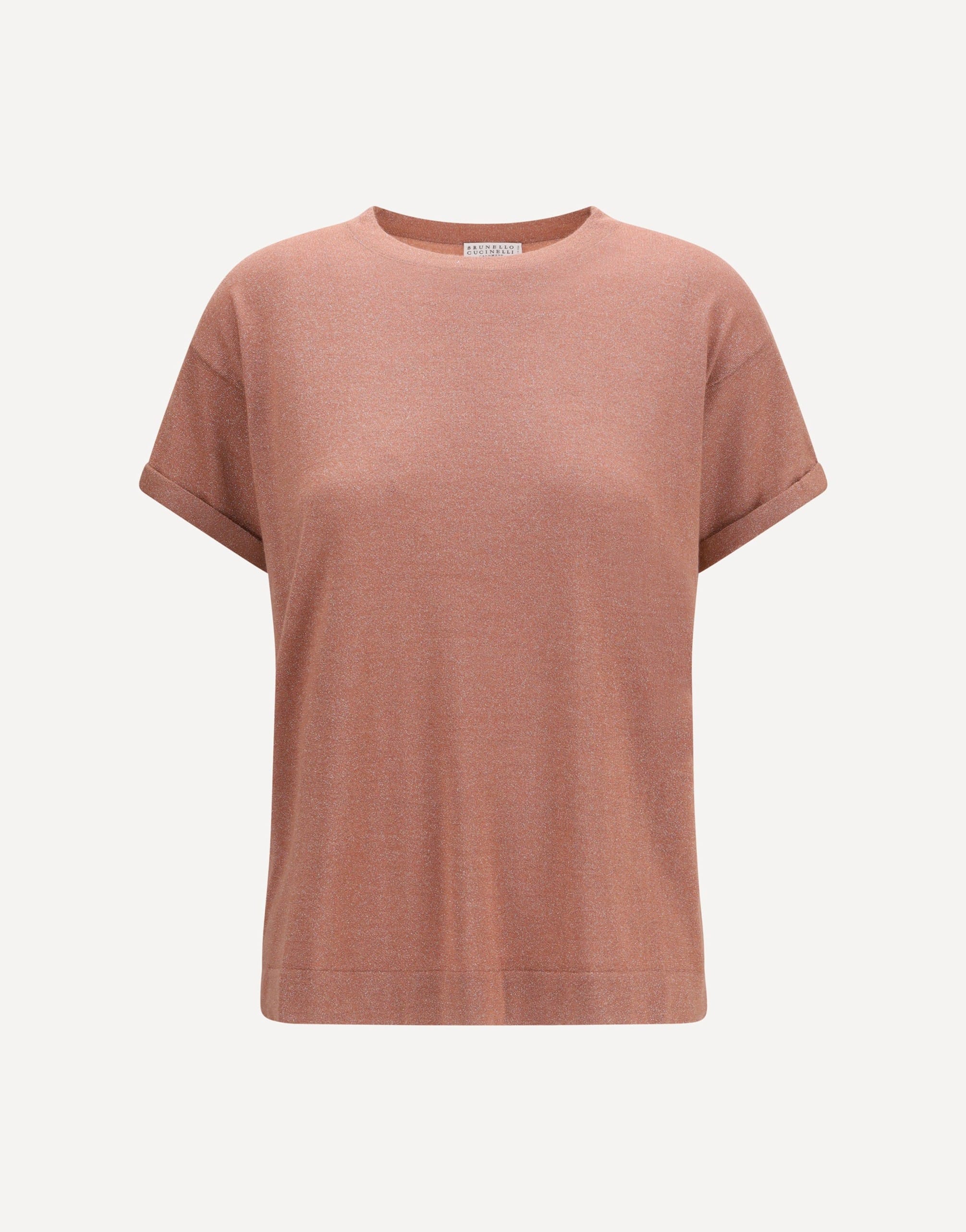 Brunello Cucinelli Cashmere Glitter T-Shirt