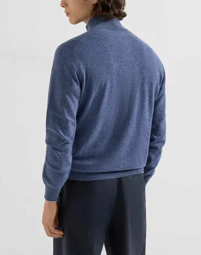 Brunello Cucinelli Cashmere Half-Zip Sweater