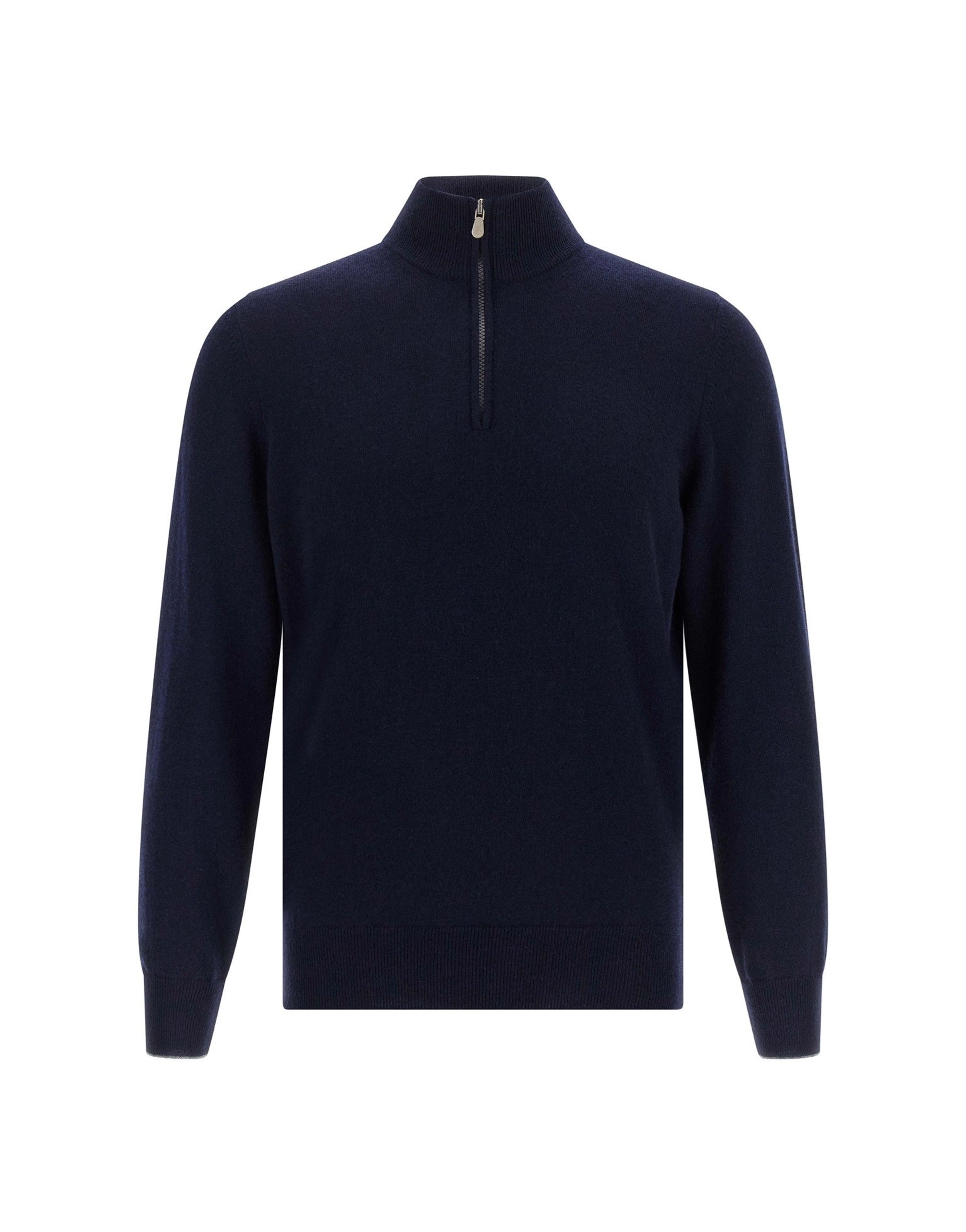 Brunello Cucinelli Cashmere Half-Zip Sweater