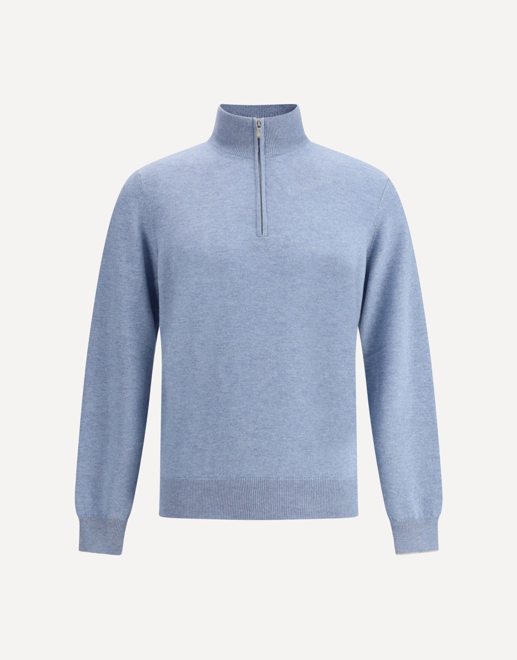 Brunello Cucinelli Brunello Cucinelli Cashmere Half-Zip Turtleneck Sweater