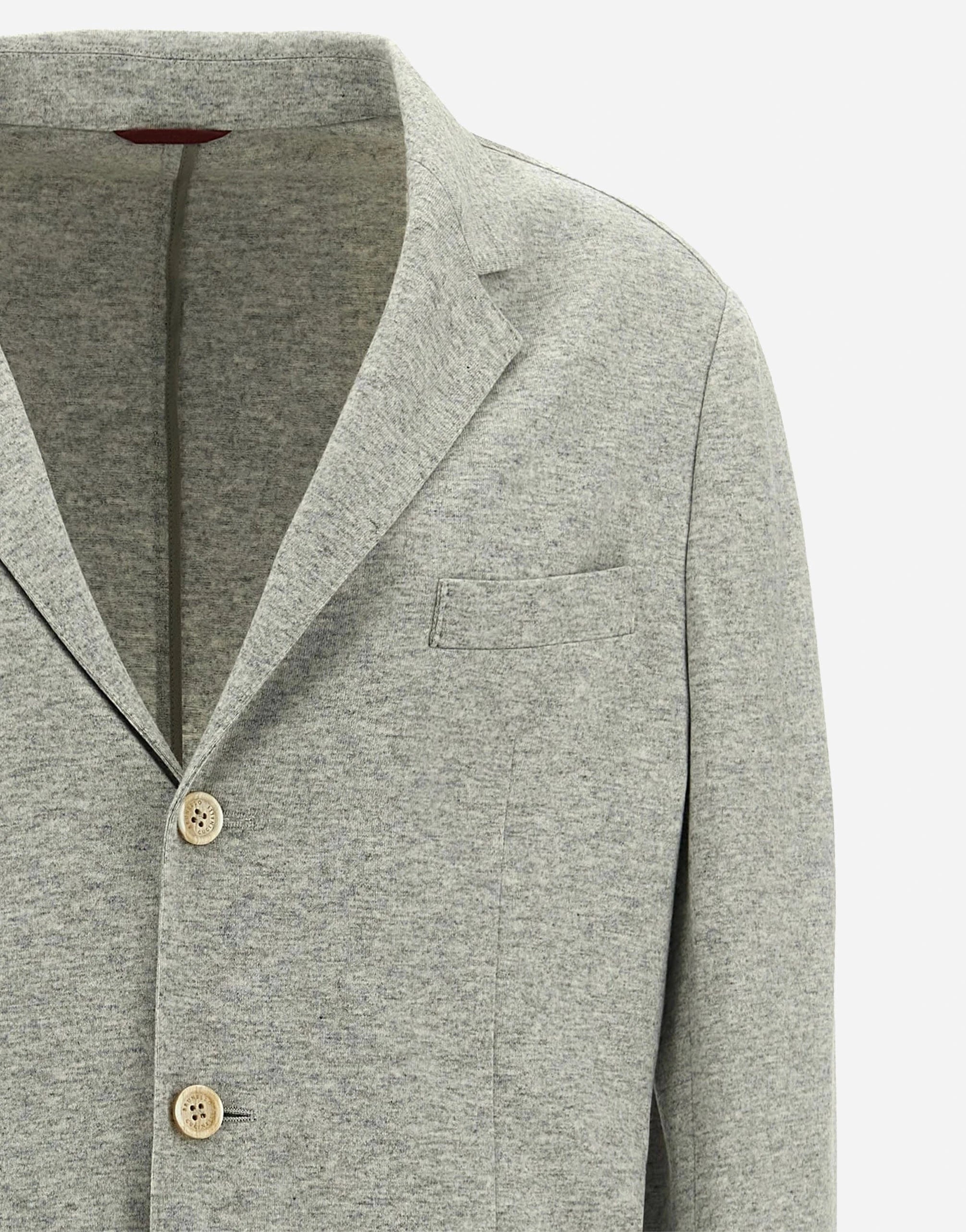 Brunello Cucinelli Cashmere Jersey Single-Breasted Blazer