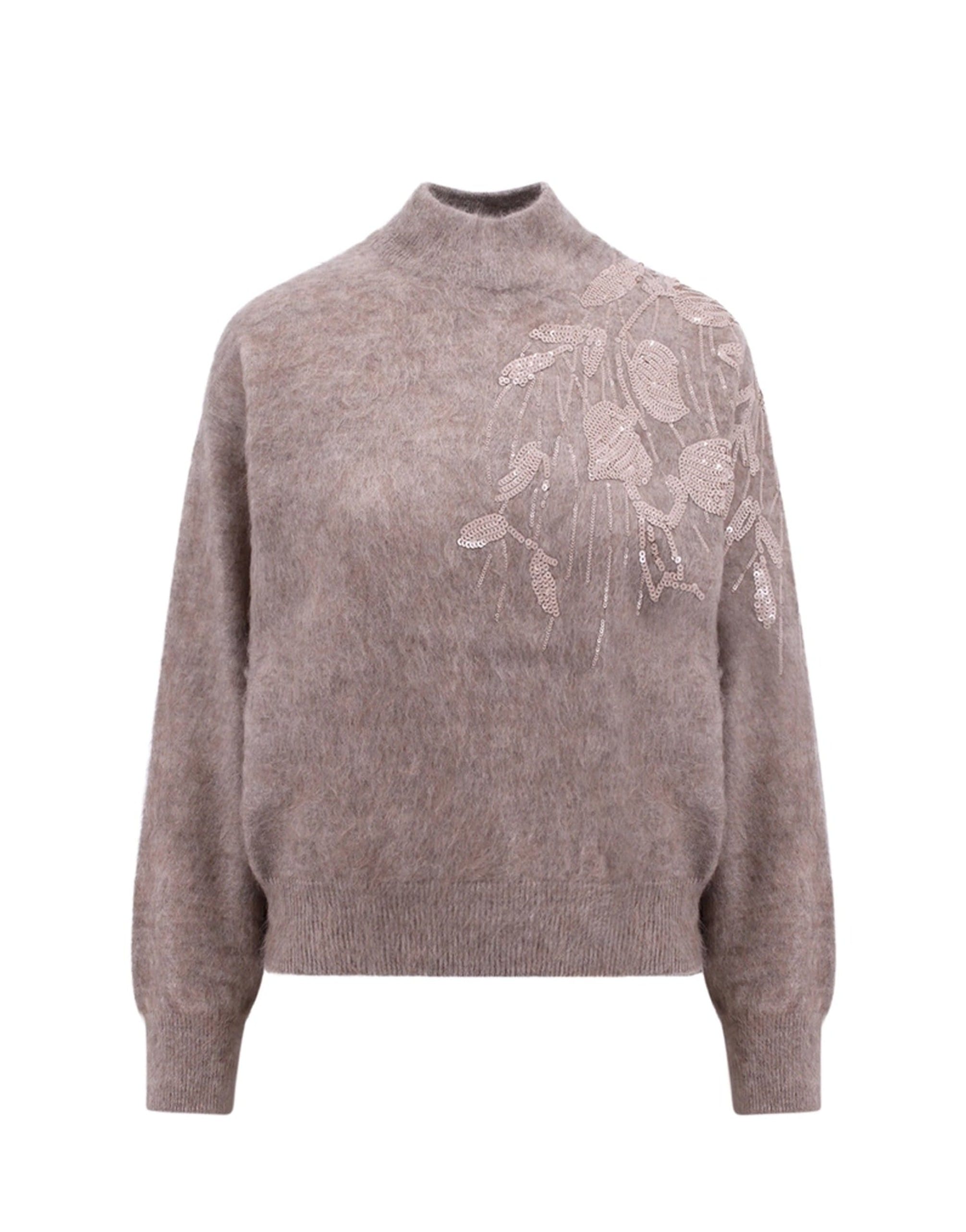 Brunello Cucinelli Cashmere Mohair Turtleneck Knit