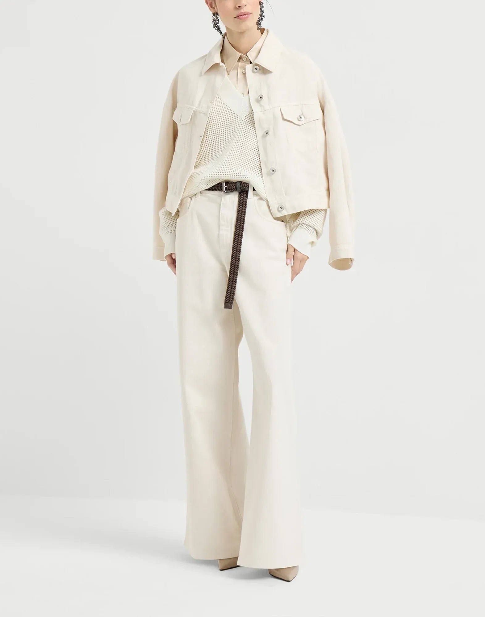 Brunello Cucinelli Cashmere Net Sweater