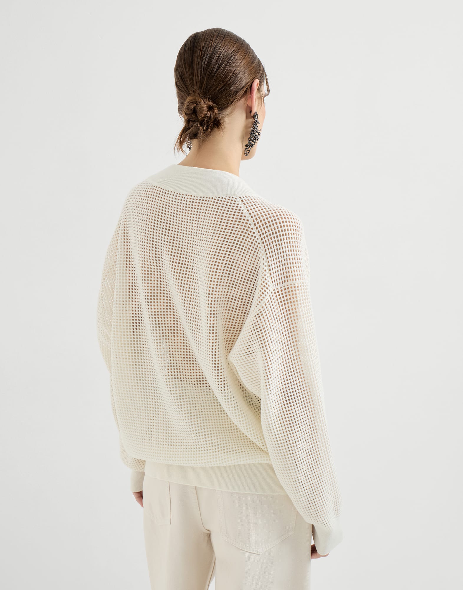 Brunello Cucinelli Cashmere Net Sweater