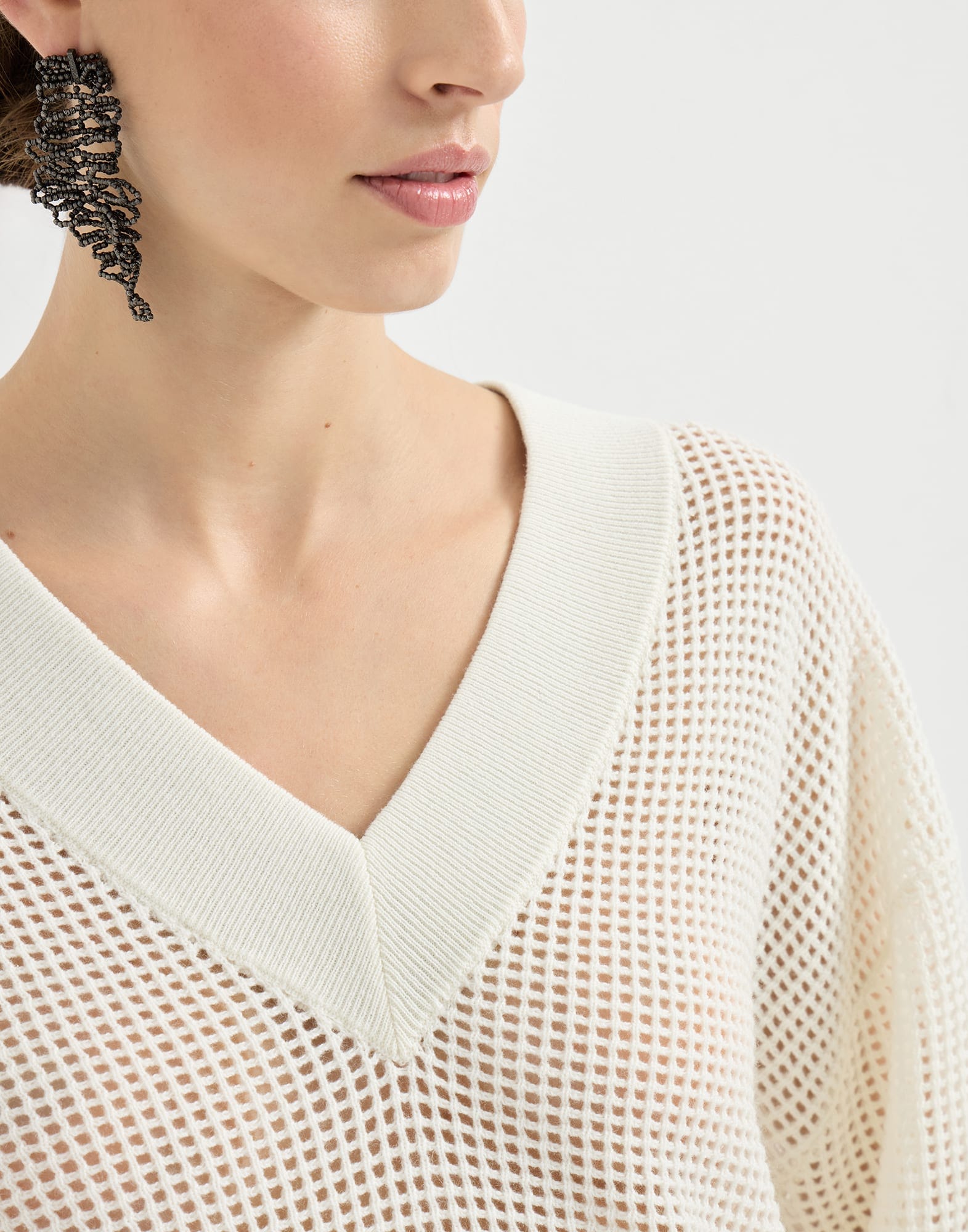 Brunello Cucinelli Cashmere Net Sweater