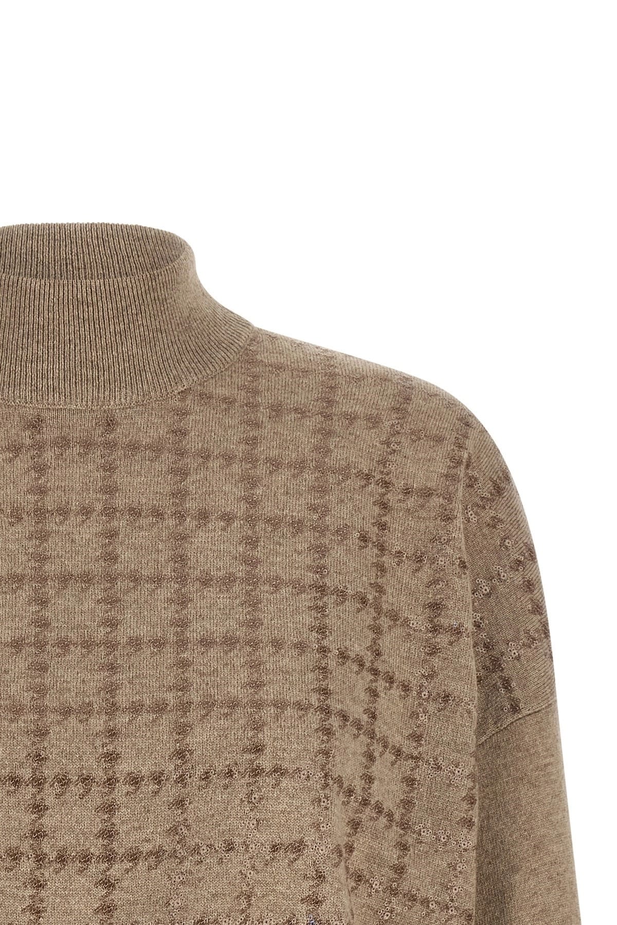 Brunello Cucinelli Brunello Cucinelli Cashmere Sequin Turtleneck Sweater