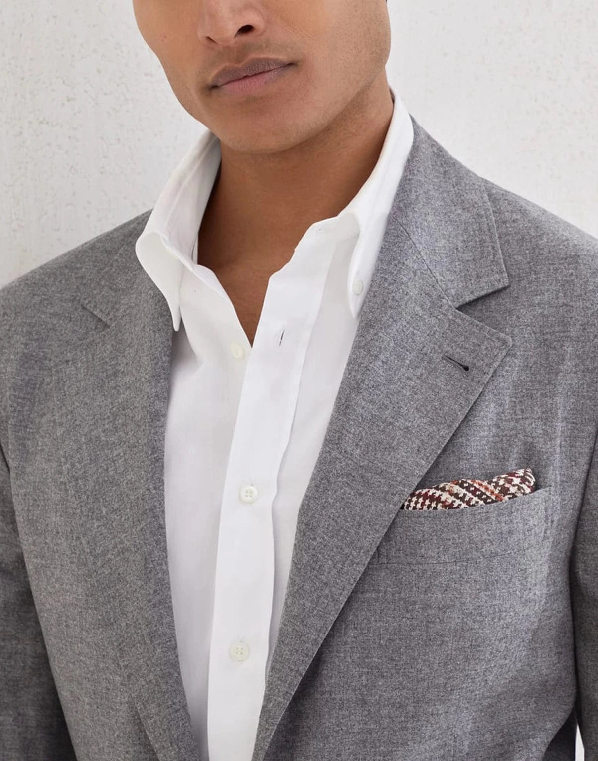 Brunello Cucinelli Cashmere-Silk Flannel Deconstructed Blazer