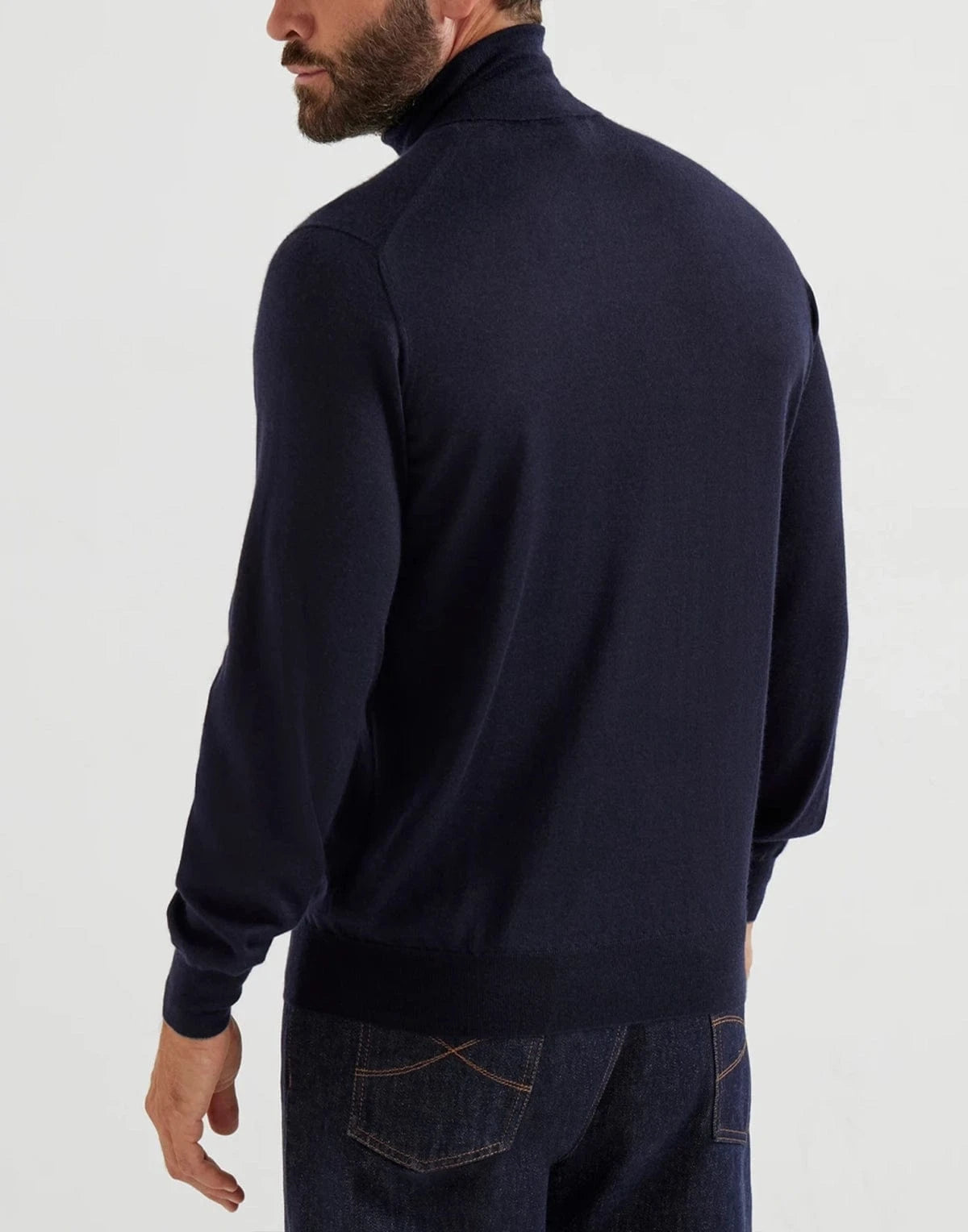 Brunello Cucinelli Cashmere-Silk Turtleneck Sweater