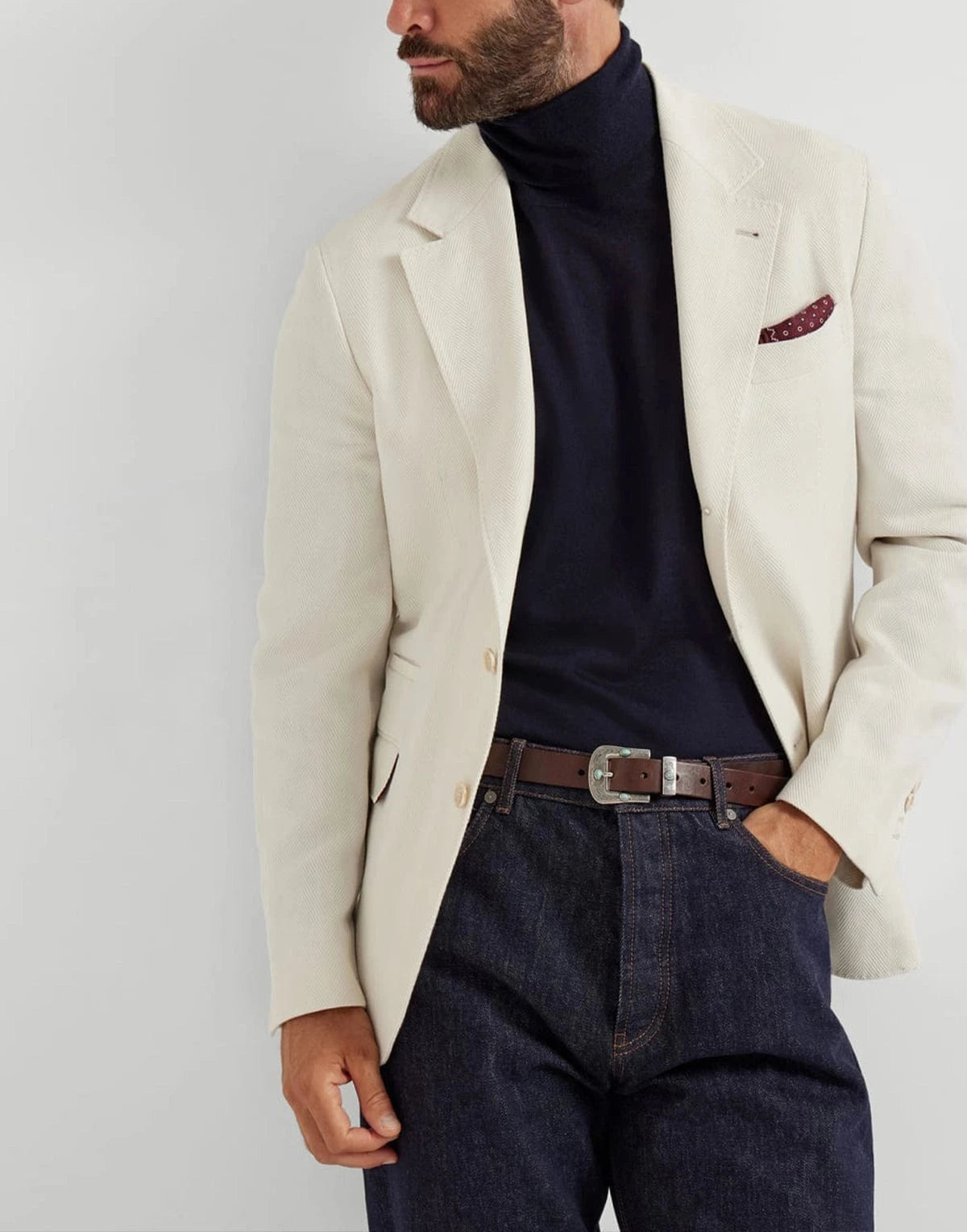 Brunello Cucinelli Cashmere-Silk Turtleneck Sweater