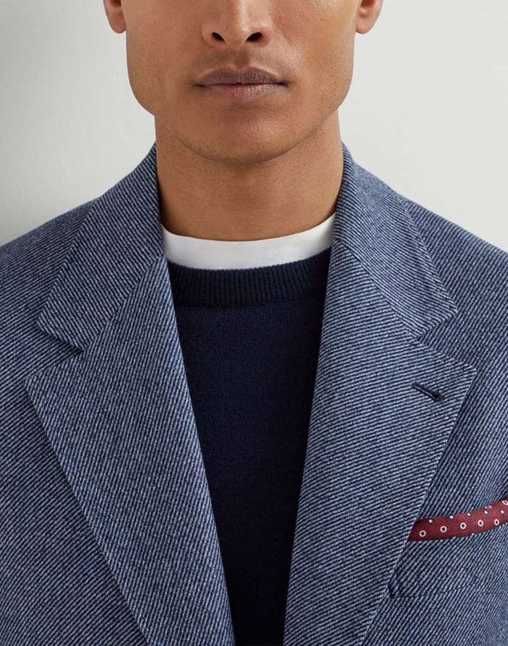 Brunello Cucinelli بليزر دينم Cavalry Deconstructed Cavallo