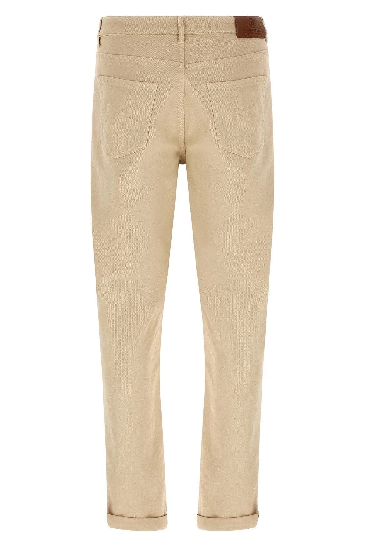 Brunello Cucinelli Jeans ricamati con stemma - alternate view